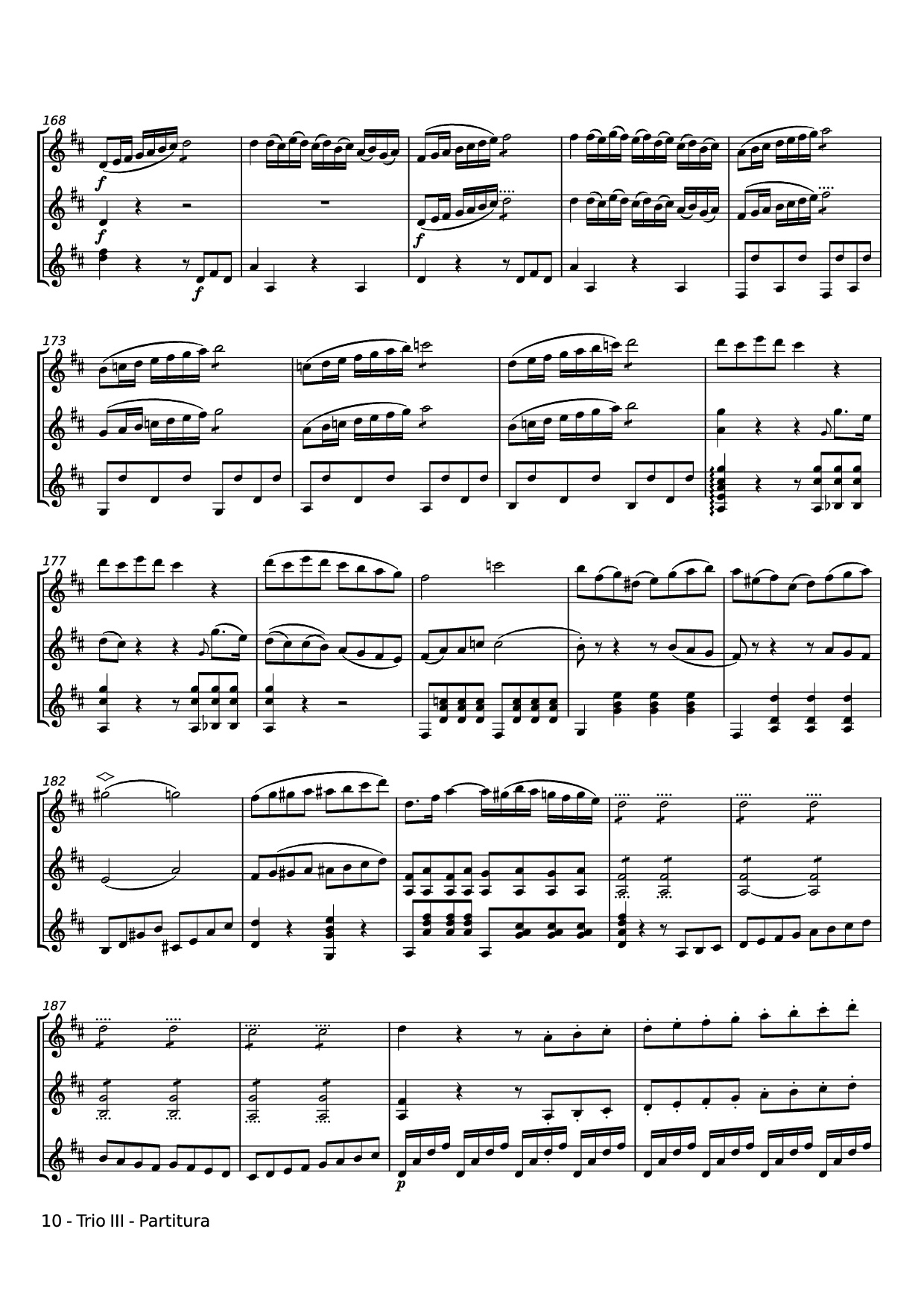 Page 10 of Sheet music PDF Trio III Guitar TAB - Zhest84