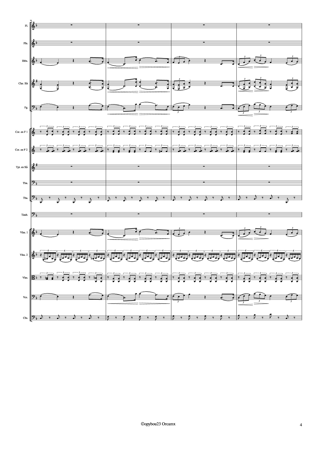 Page 4 of Sheet music PDF Coro de Esclavos Hebreos - G. Verdi
