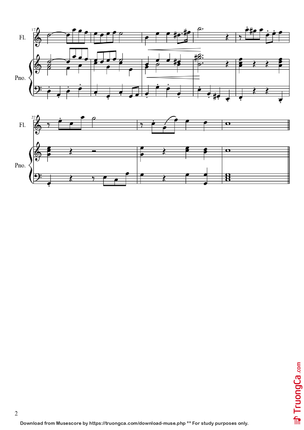 Page 2 of Sheet music PDF Piano Canción del Toreador Piano - Georges Bizet