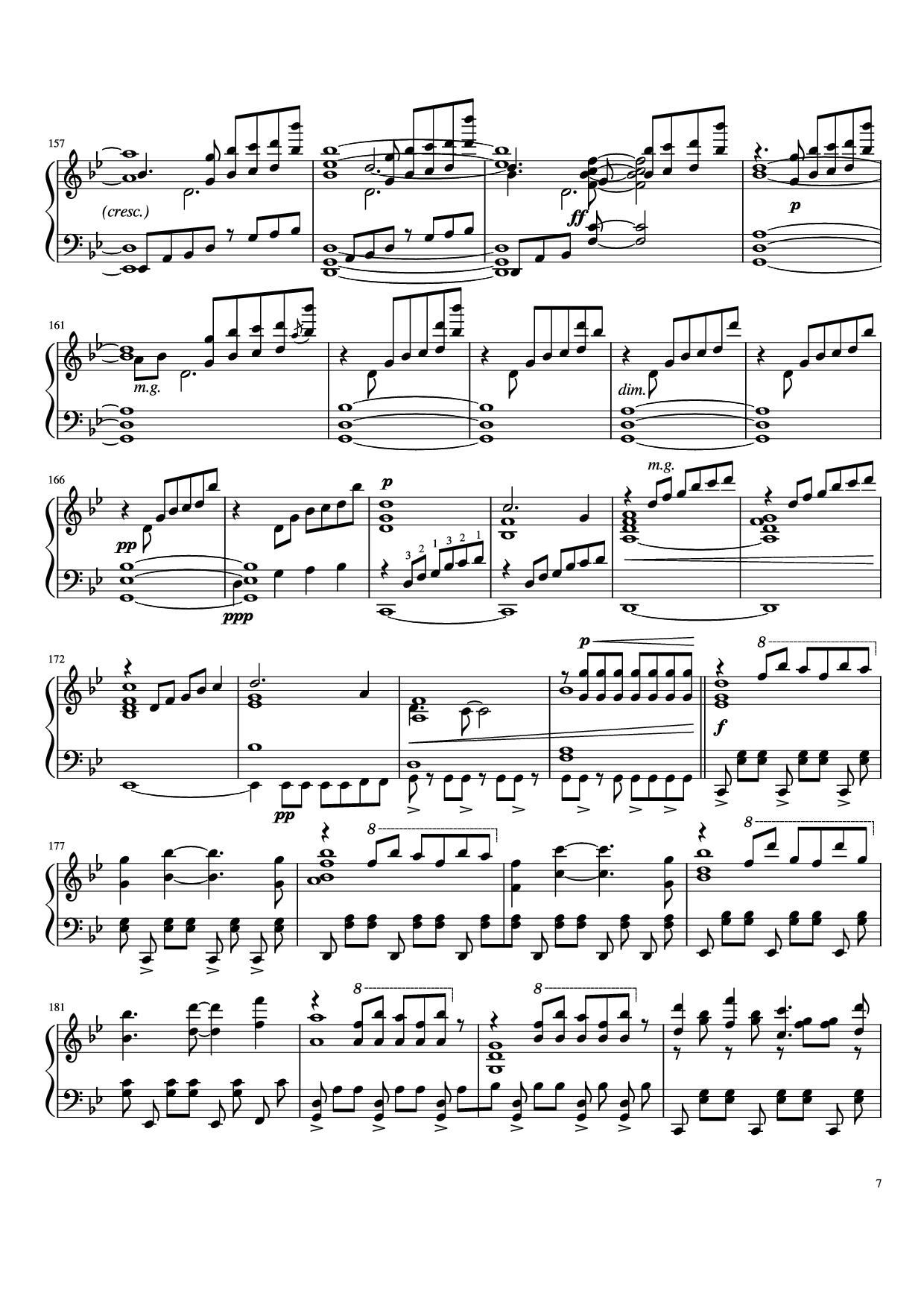 Page 7 of Sheet music PDF Piano Alpha Piano - Daniel Rosenfeld
