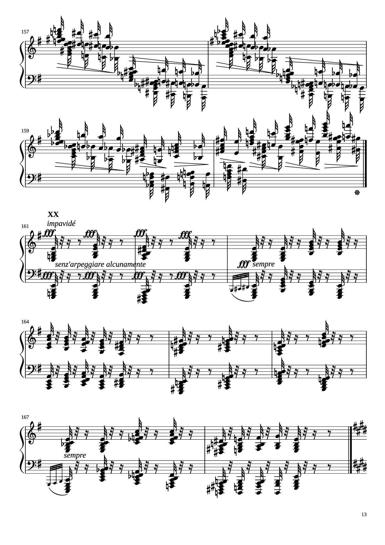 Page 13 of Sheet music PDF Piano Étude in E Minor Piano - Charles-Valentin Alkan