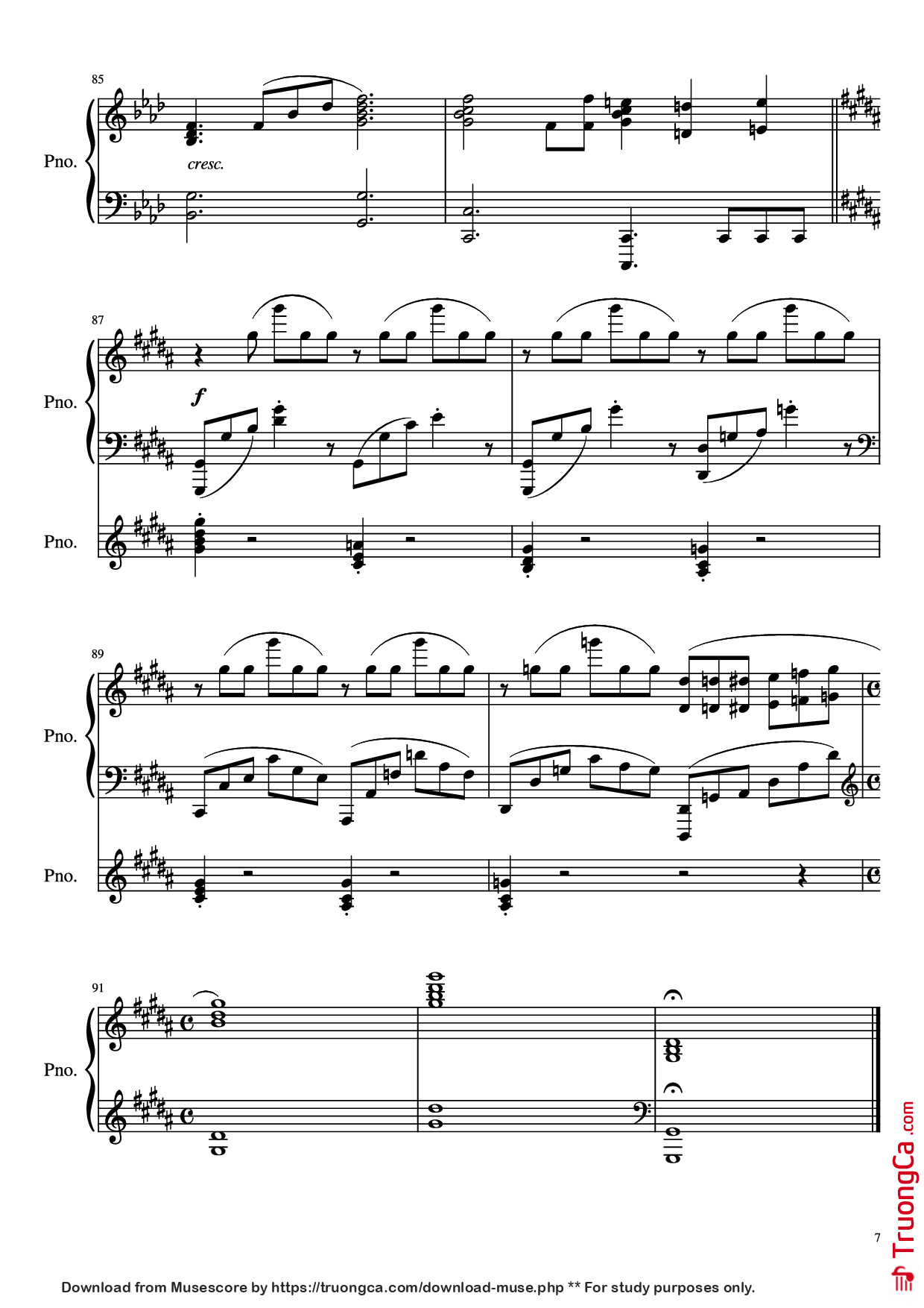 Page 7 of Sheet music PDF Piano LILI Piano - Rigel Theatre