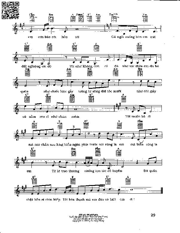 Page 2 of Sheet music PDF Hóa thạch - Từ Công Phụng