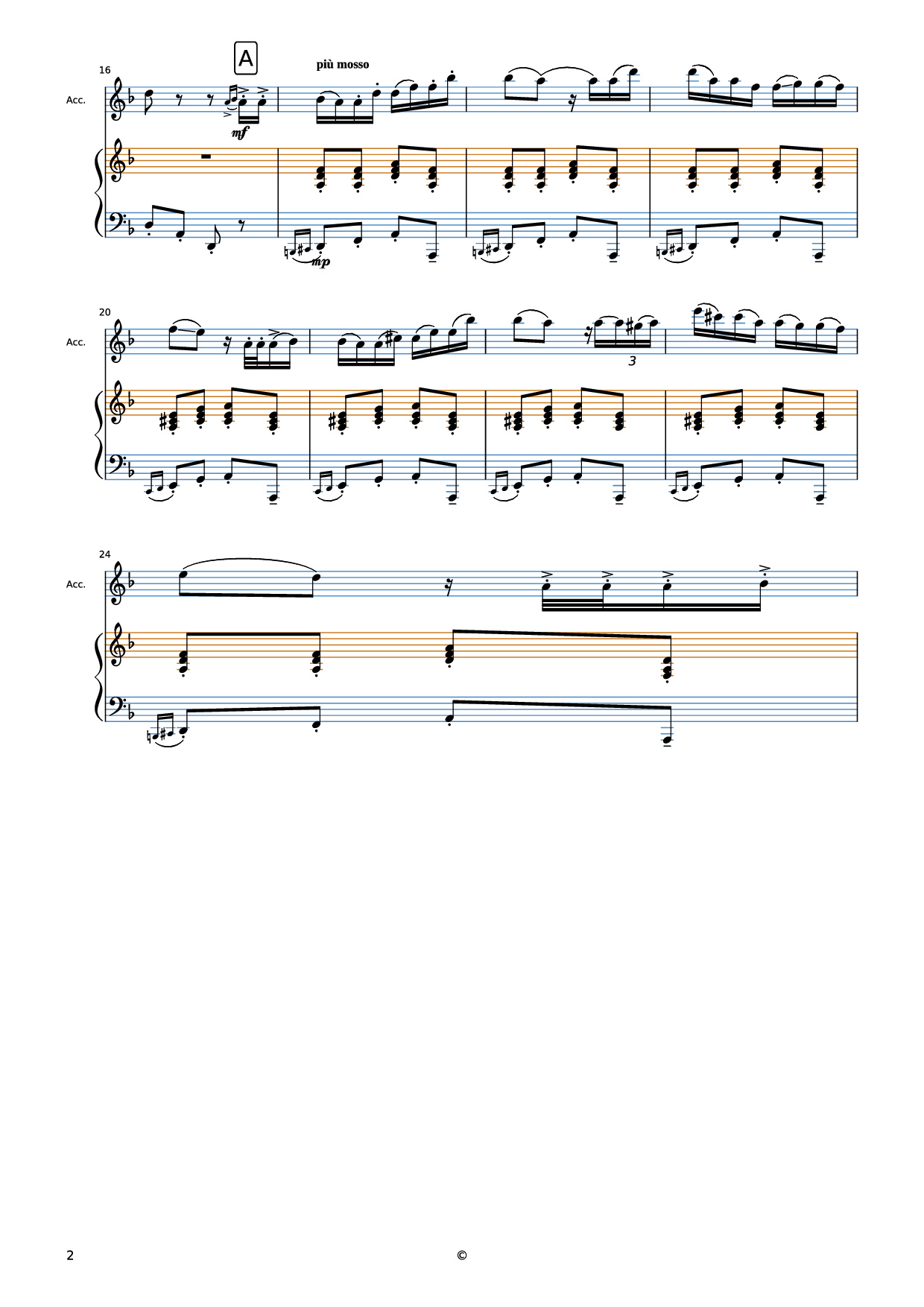 Page 2 of Sheet music PDF Piano El Choclo Piano - Undefined