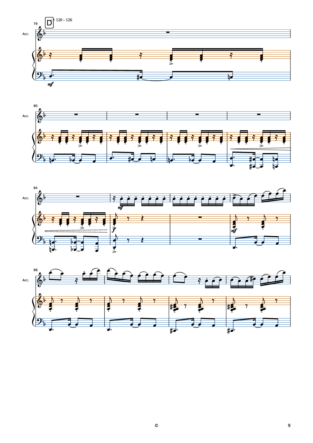 Page 9 of Sheet music PDF Piano El Choclo Piano - Undefined