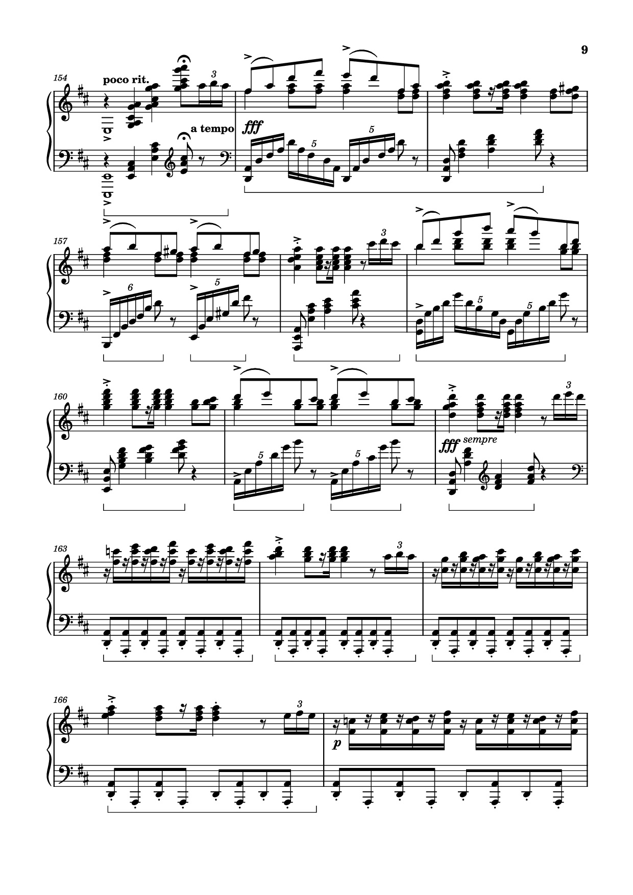 Page 9 of Sheet music PDF Piano Wedding Day at Troldhaugen Piano - Vincent