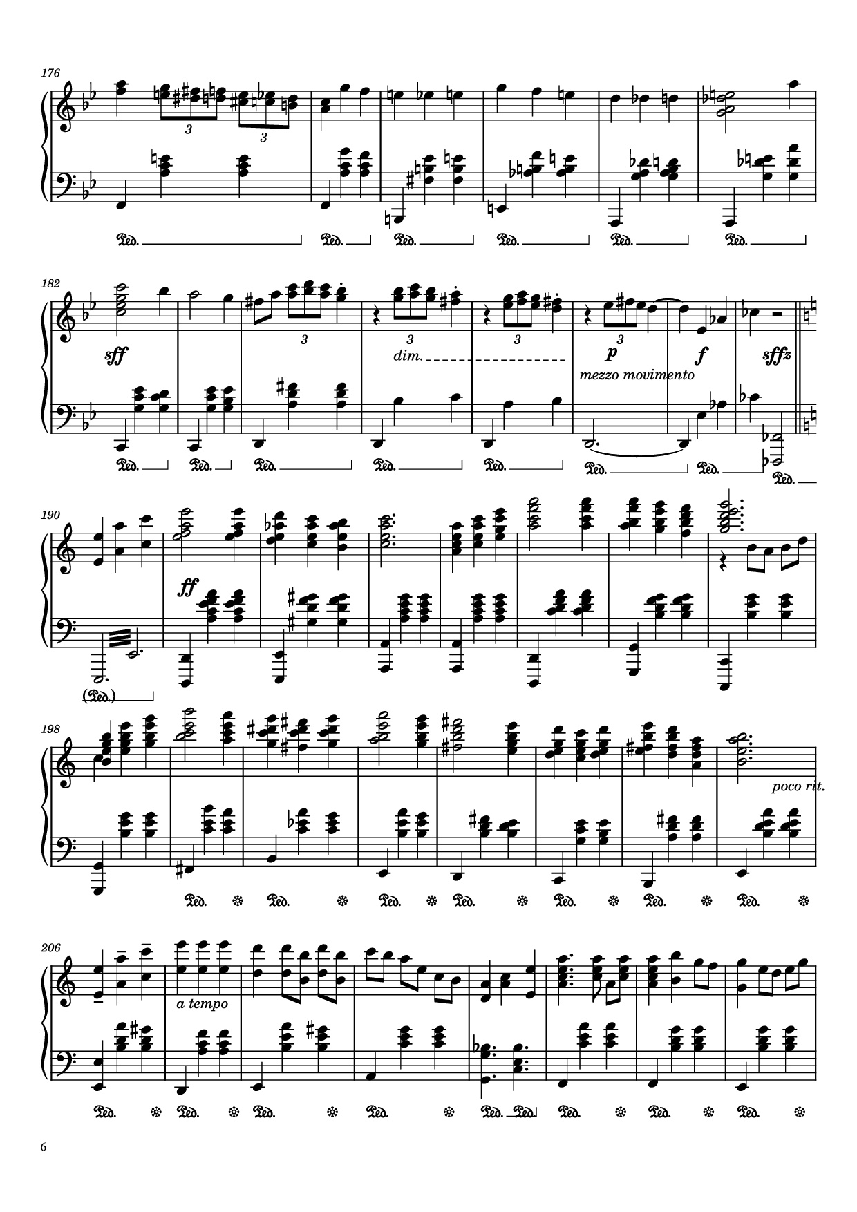 Page 6 of Sheet music PDF Piano Merry-Go-Round Of Life Piano - Composer: Joe Hisaishi