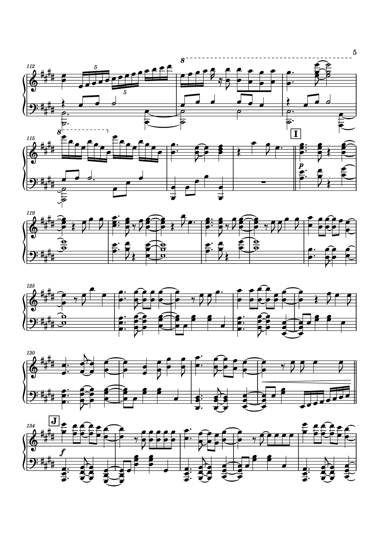 Page 5 of Sheet music PDF Piano Anytime Anywhere Piano - Milet
