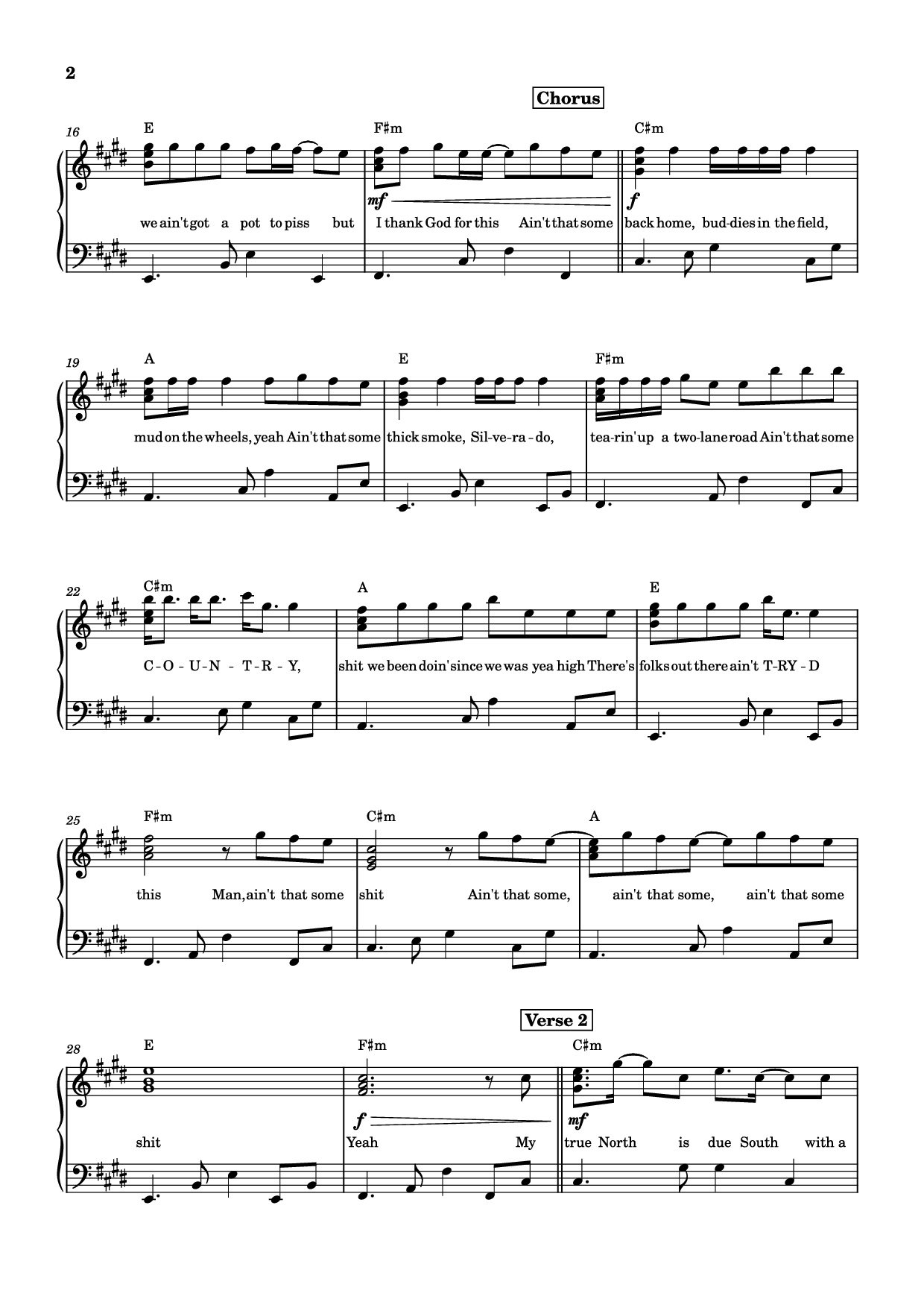Page 2 of Sheet music PDF Piano AIN