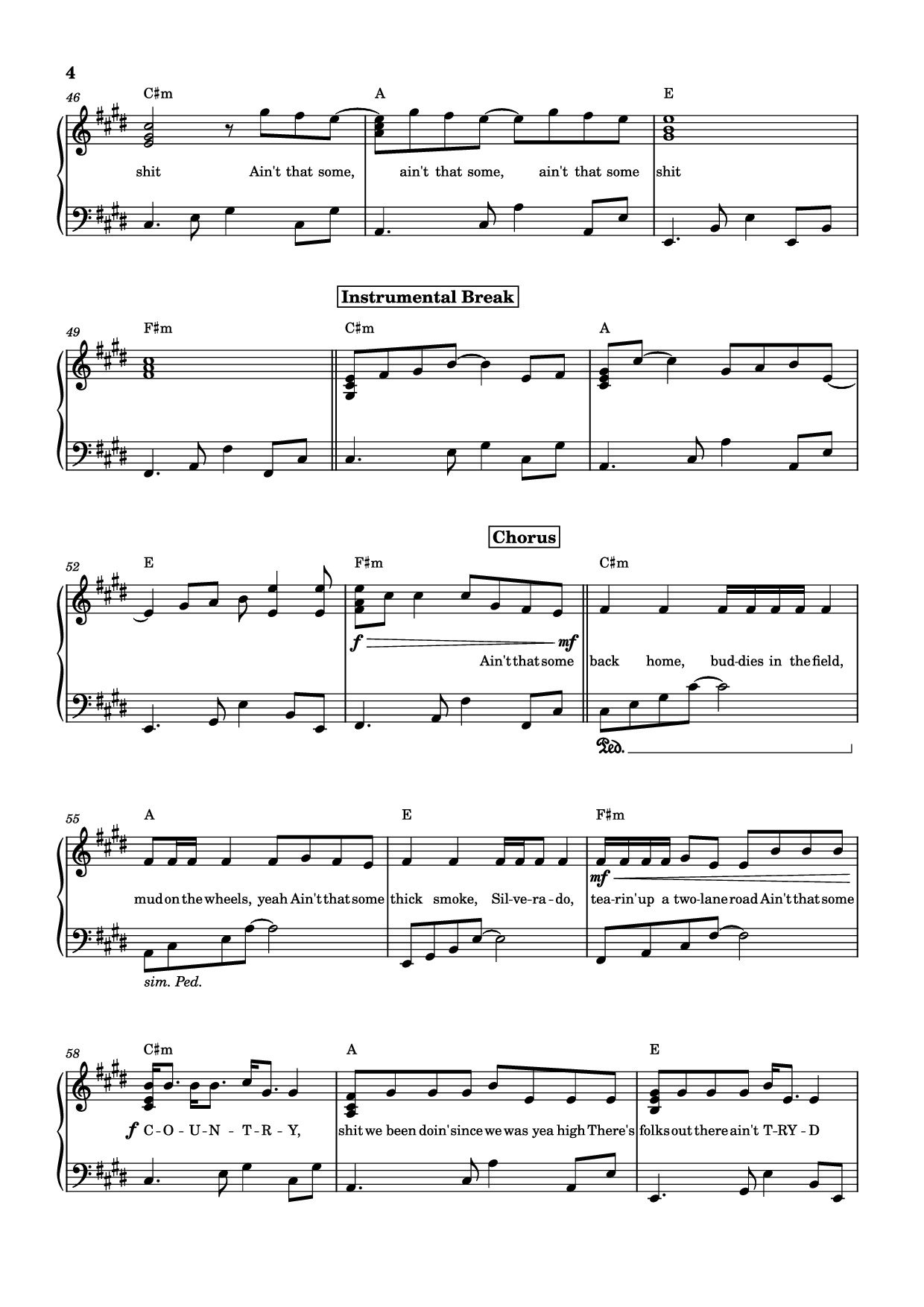 Page 4 of Sheet music PDF Piano AIN