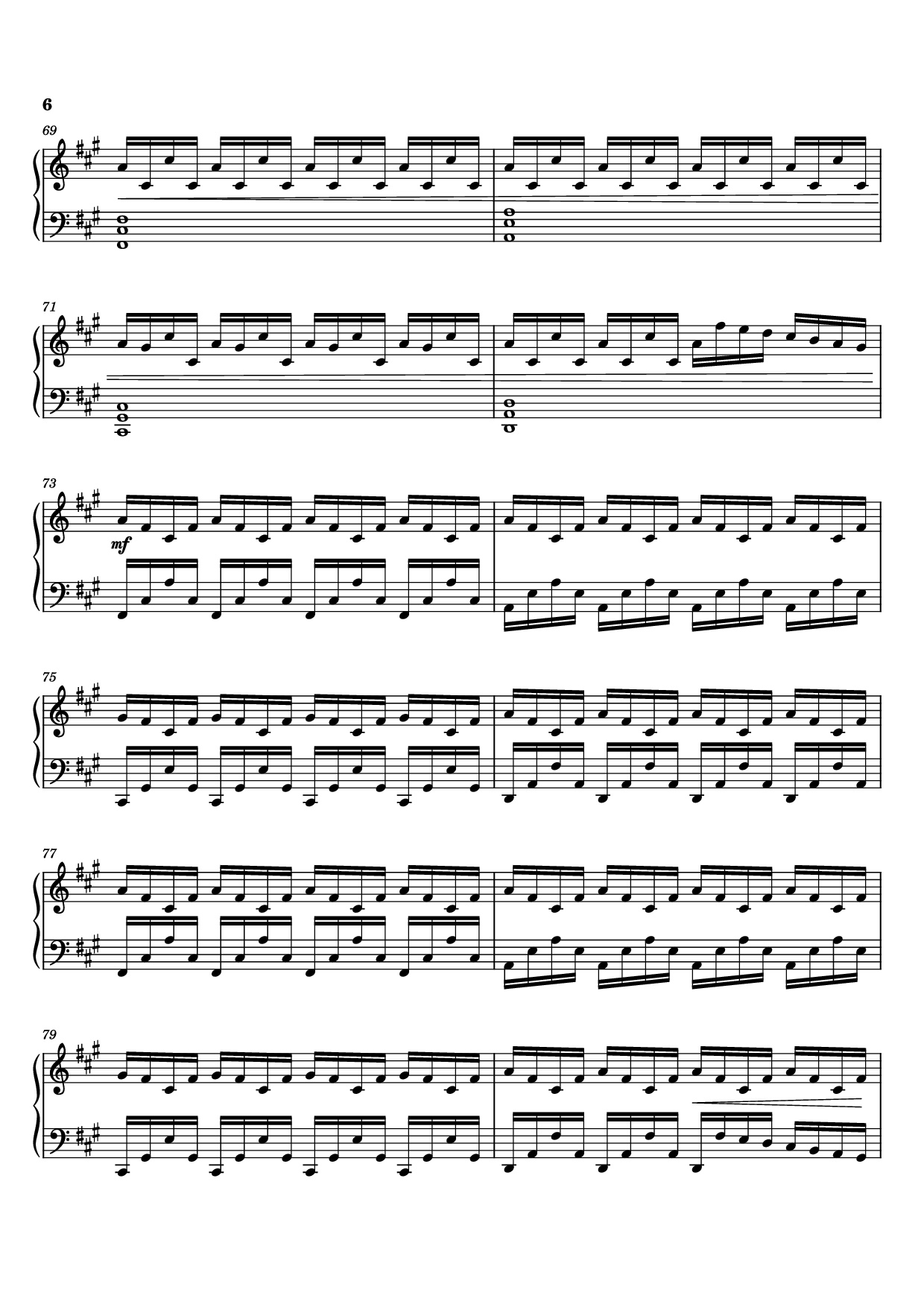 Page 6 of Sheet music PDF Piano Experience Piano - Ludovico Enaudi