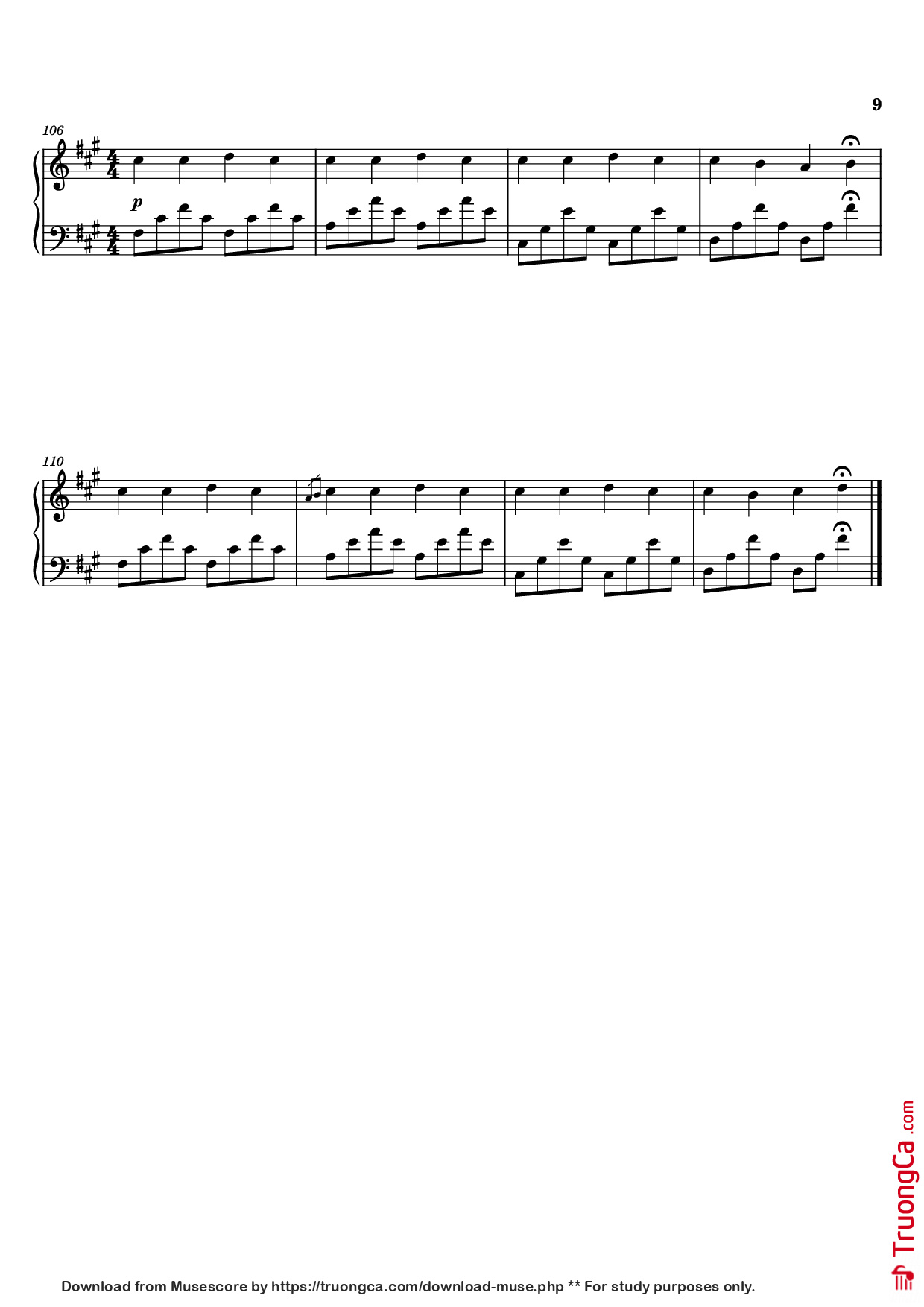 Page 9 of Sheet music PDF Piano Experience Piano - Ludovico Enaudi