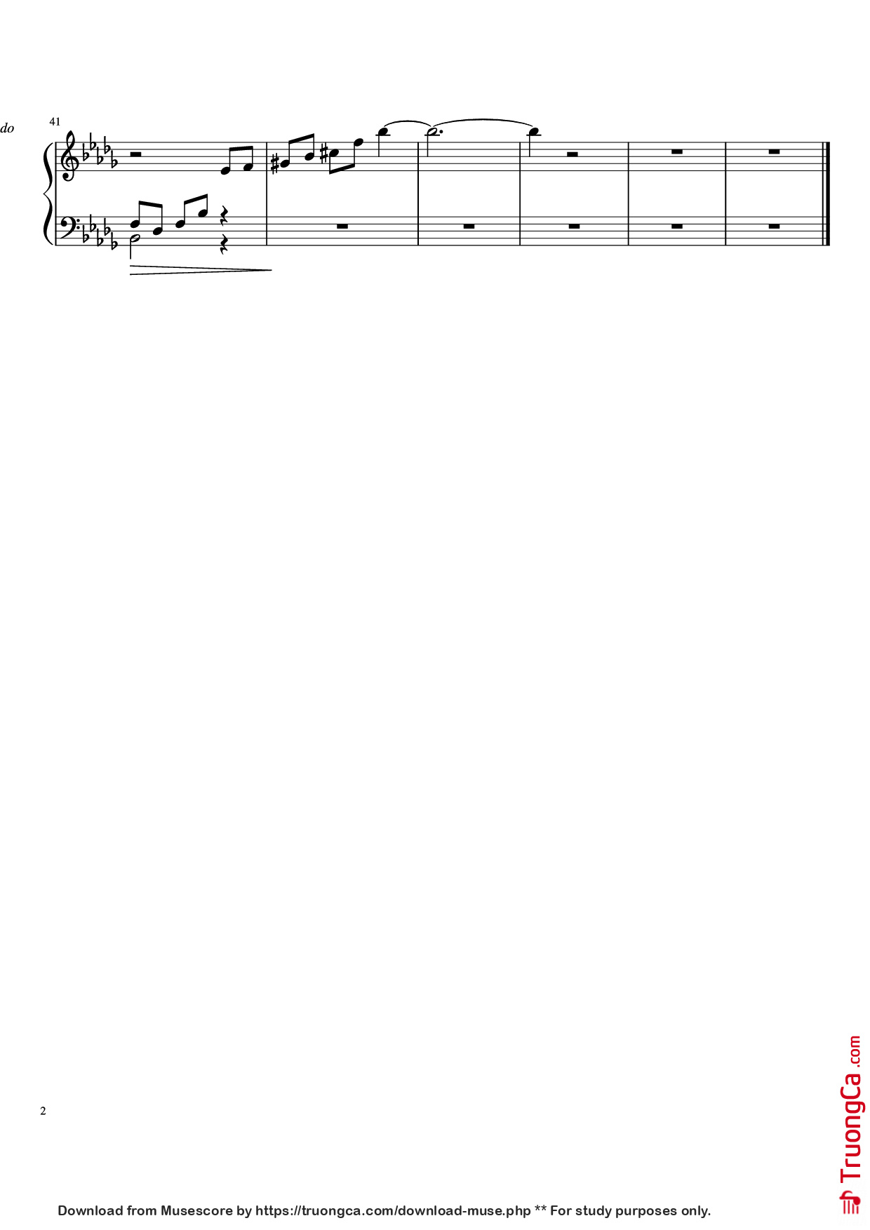 Page 2 of Sheet music PDF Piano Birthday Piano Theme - Undefined