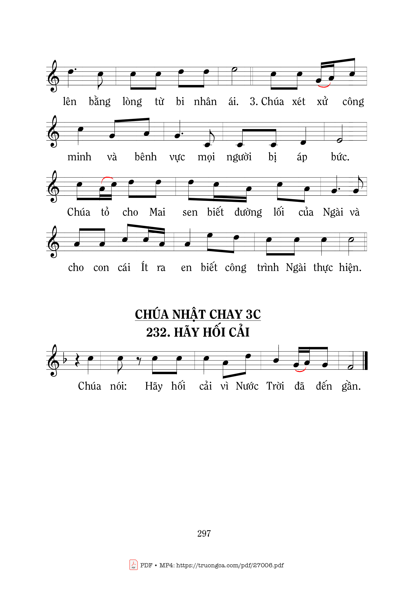 Page 2 of Sheet music PDF Thánh Vịnh 102, Đấng Từ Bi Nhân Ái 3 - Mi Trầm