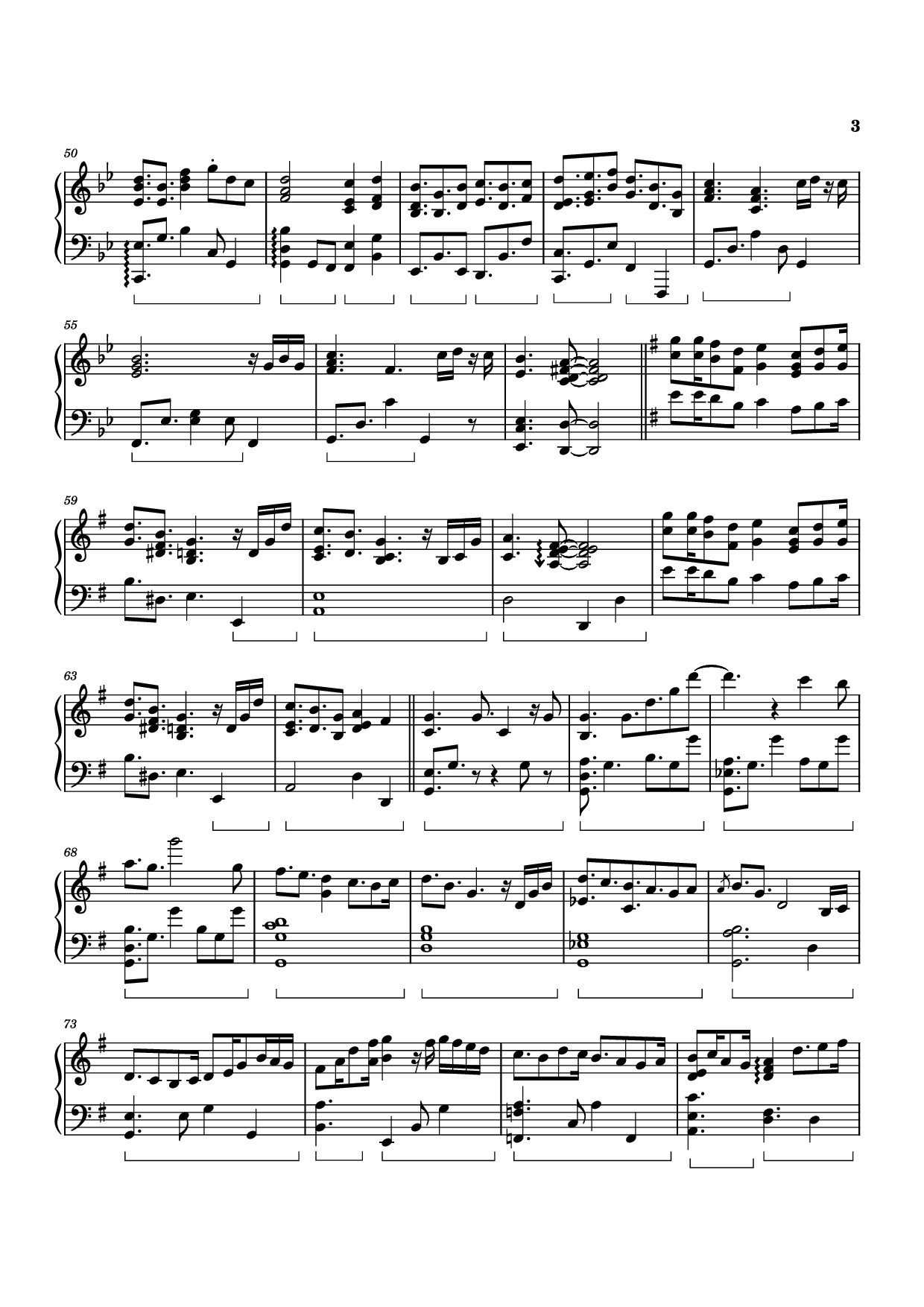 Page 3 of Sheet music PDF Piano Dandelion Hill Piano - Izumi Hirotaka