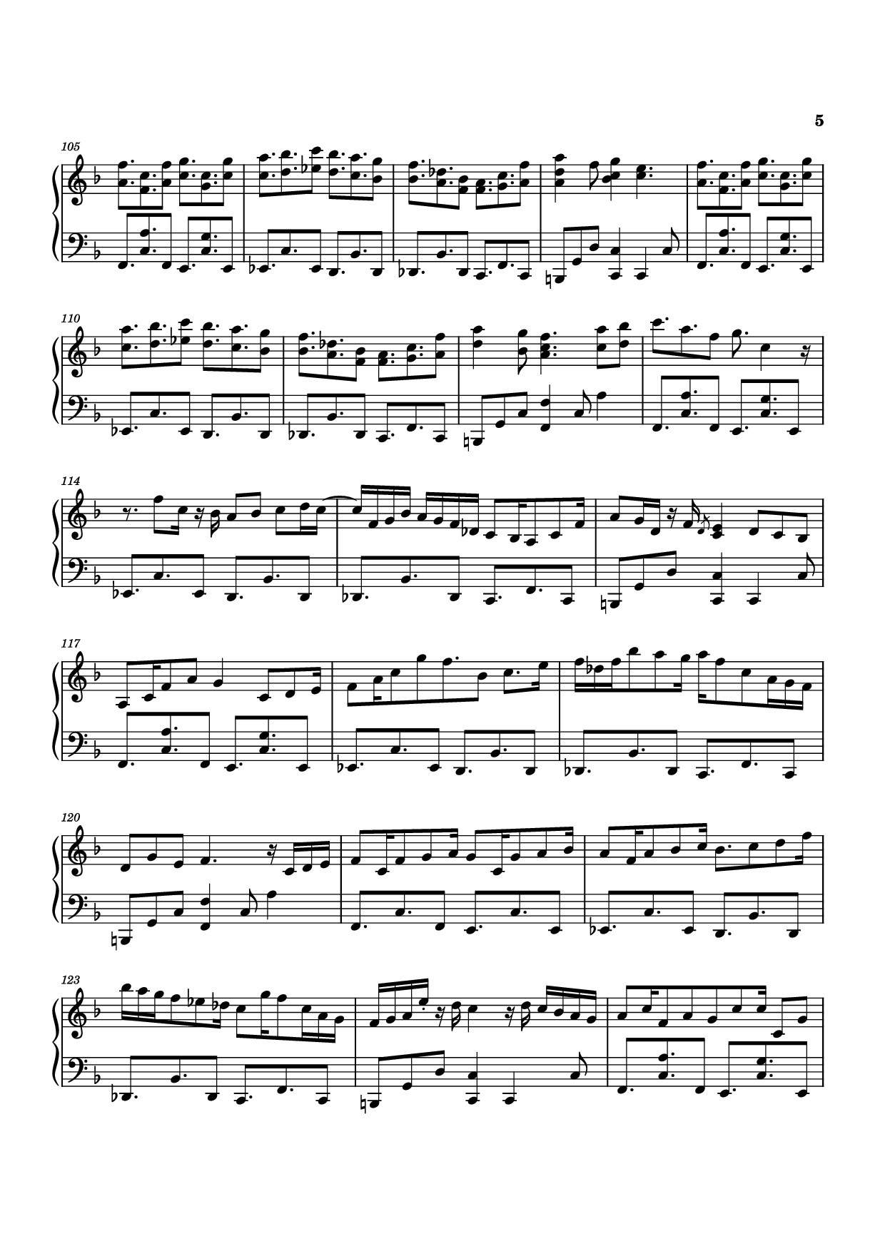 Page 5 of Sheet music PDF Piano El Mirage Piano - Izumi Hirotaka