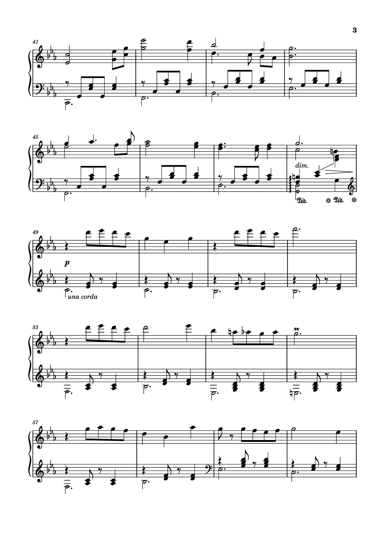 Page 3 of Sheet music PDF Piano My Castle Town Piano - Toby Fox