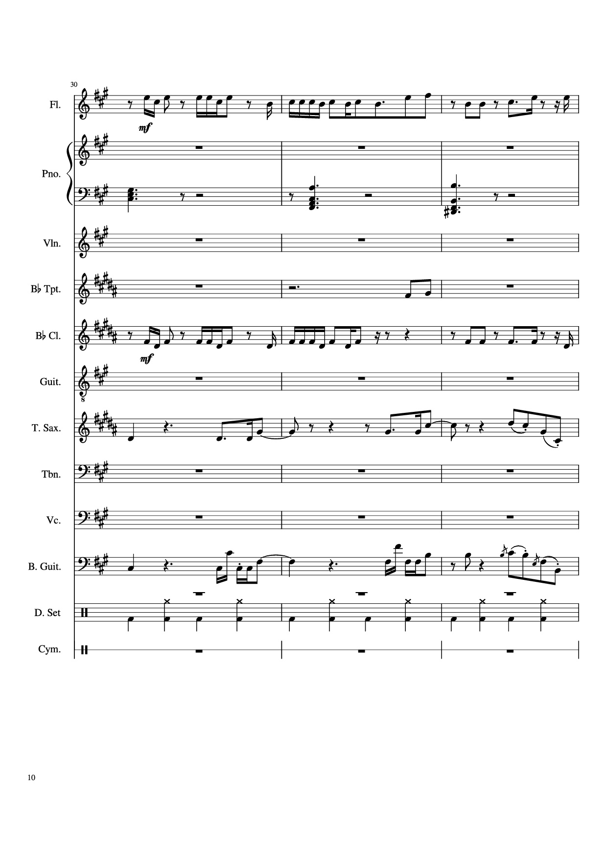 Page 10 of Sheet music PDF Piano Dynamite Piano - Arranged by AmyDoopy