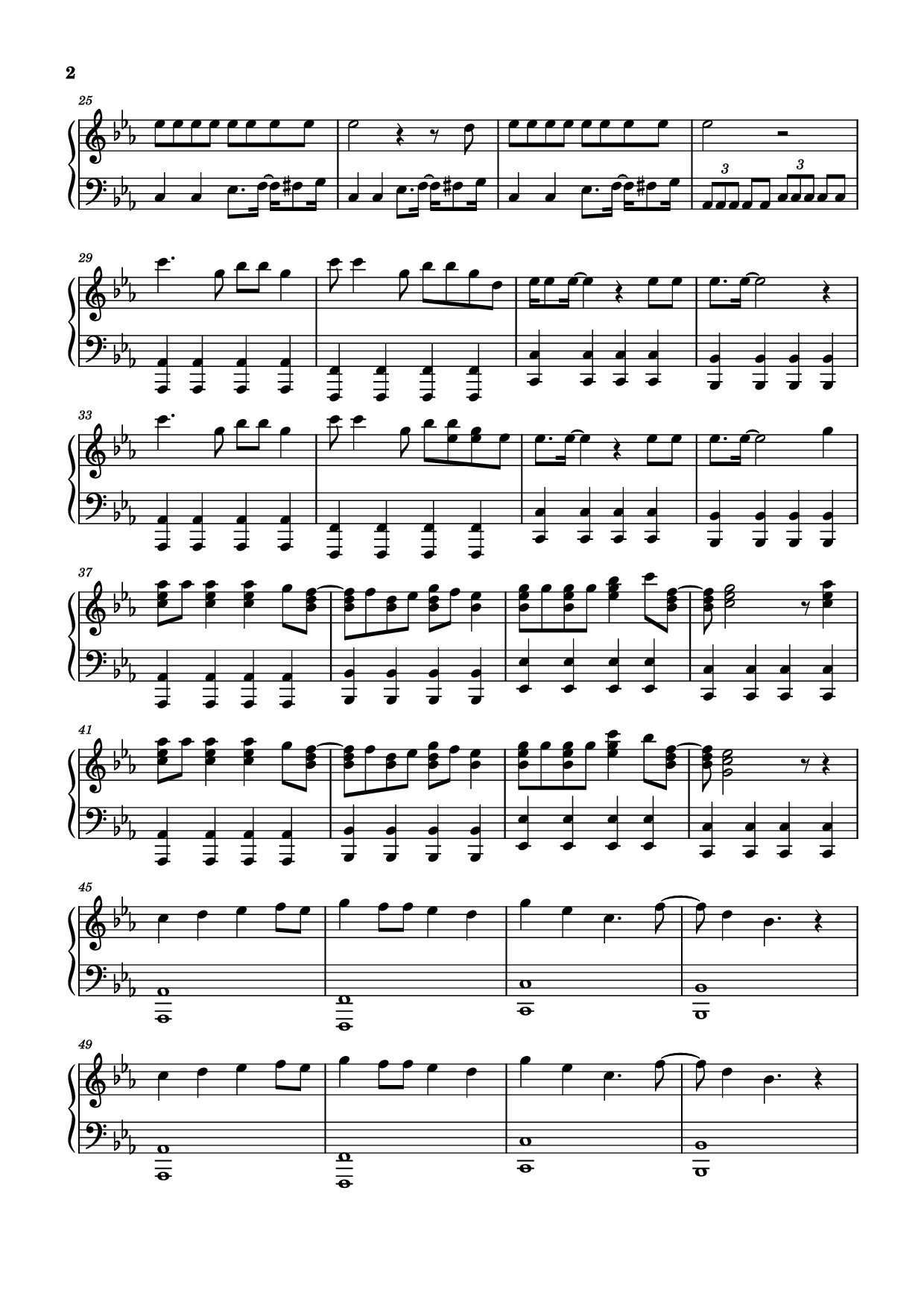 Page 2 of Sheet music PDF Piano Judas Piano - Lady Gaga