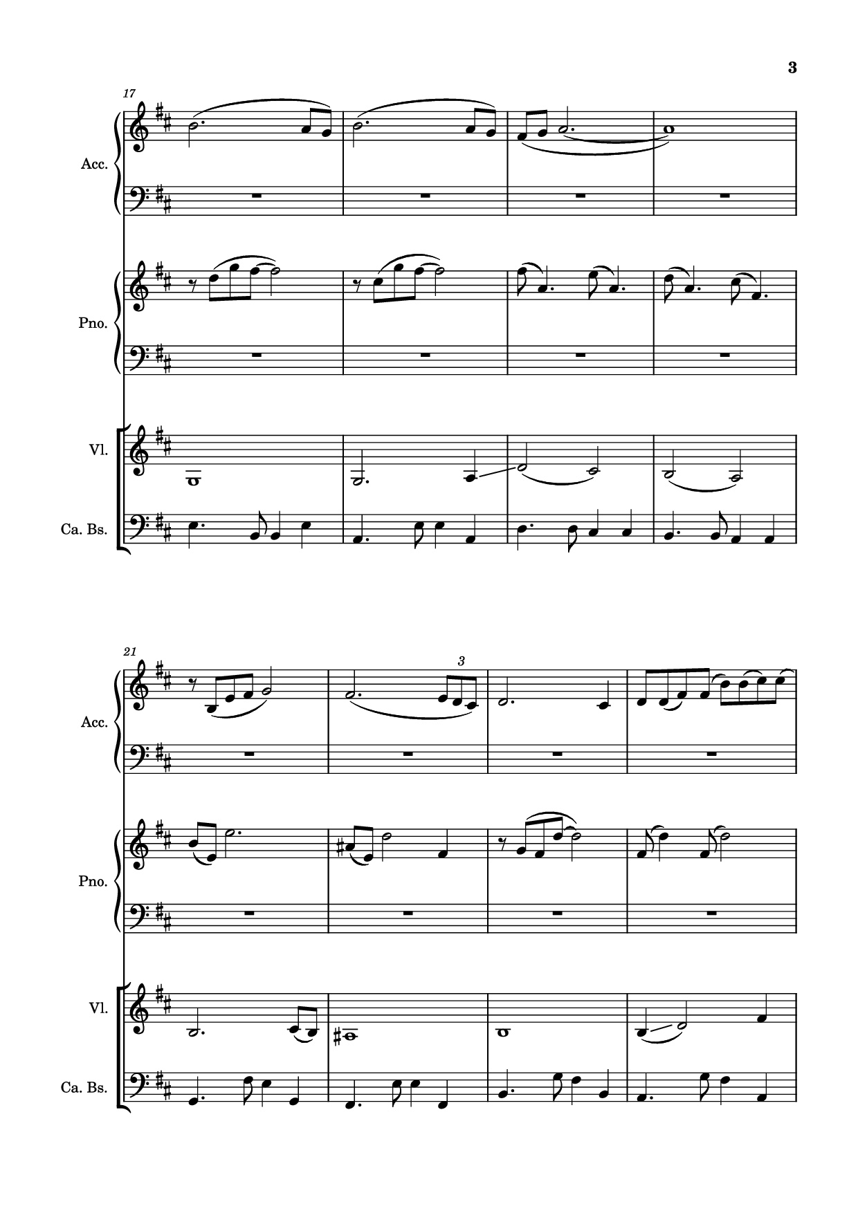 Page 3 of Sheet music PDF Piano Milonga del ángel Piano - A. Piazolla