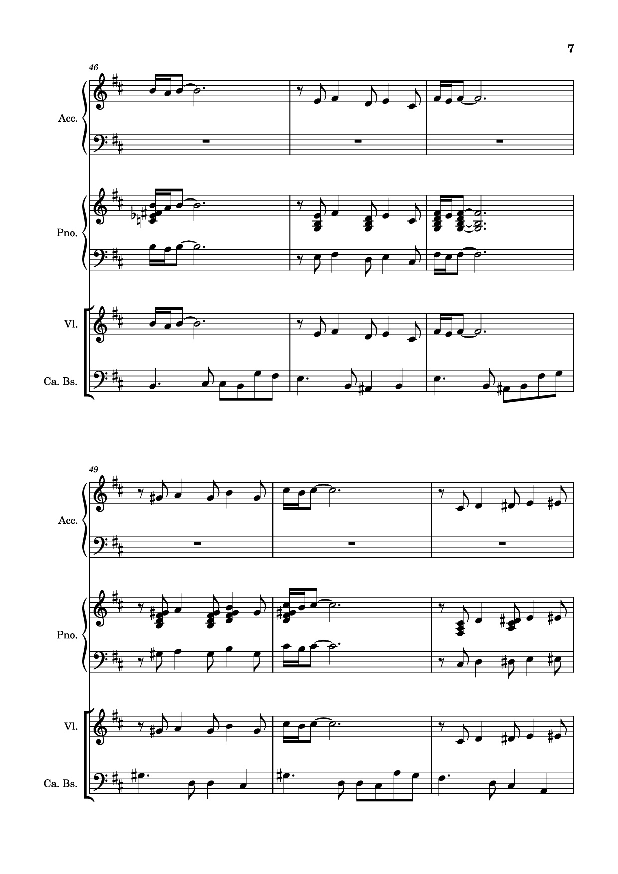 Page 7 of Sheet music PDF Piano Milonga del ángel Piano - A. Piazolla