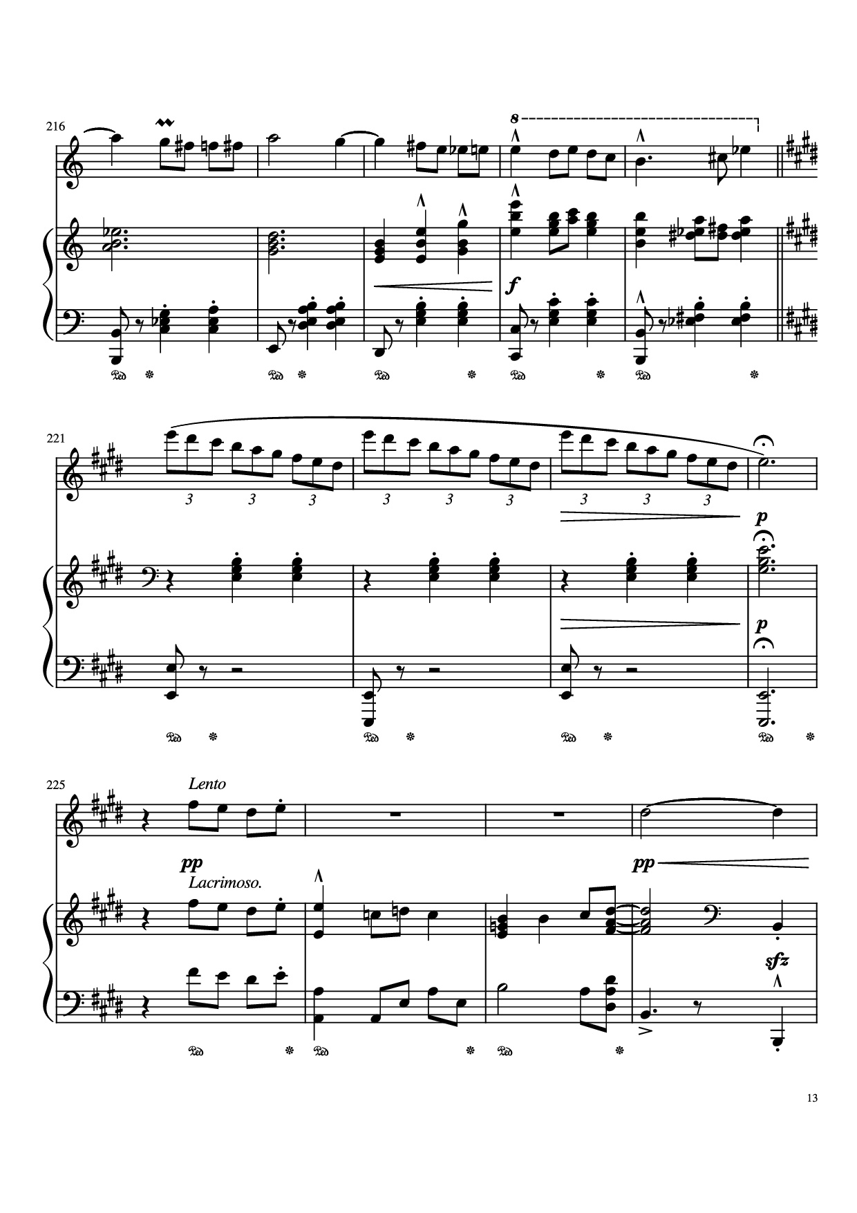 Page 13 of Sheet music PDF Piano Merry Go Round Of Life Piano - Undefined