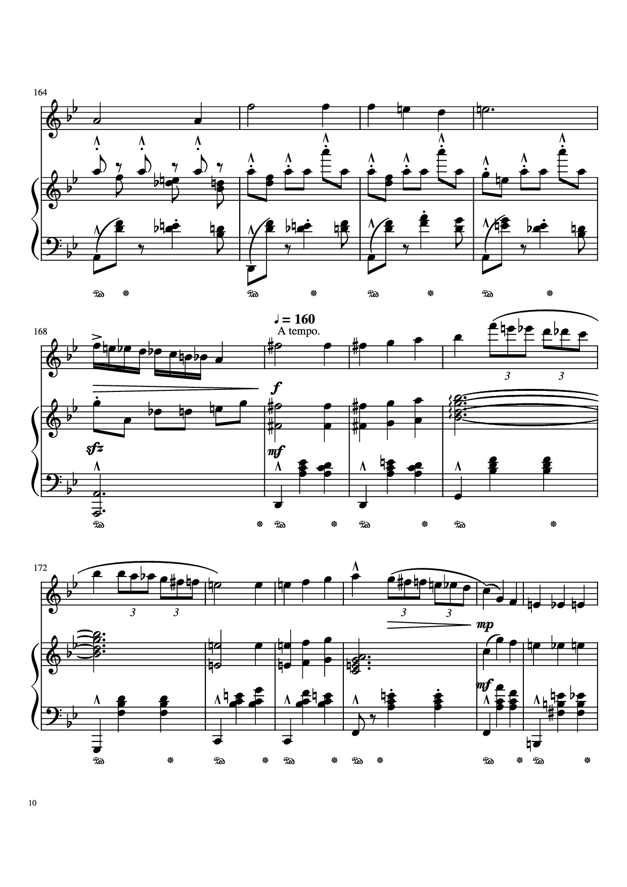 Page 10 of Sheet music PDF Piano Merry Go Round Of Life Piano - Undefined