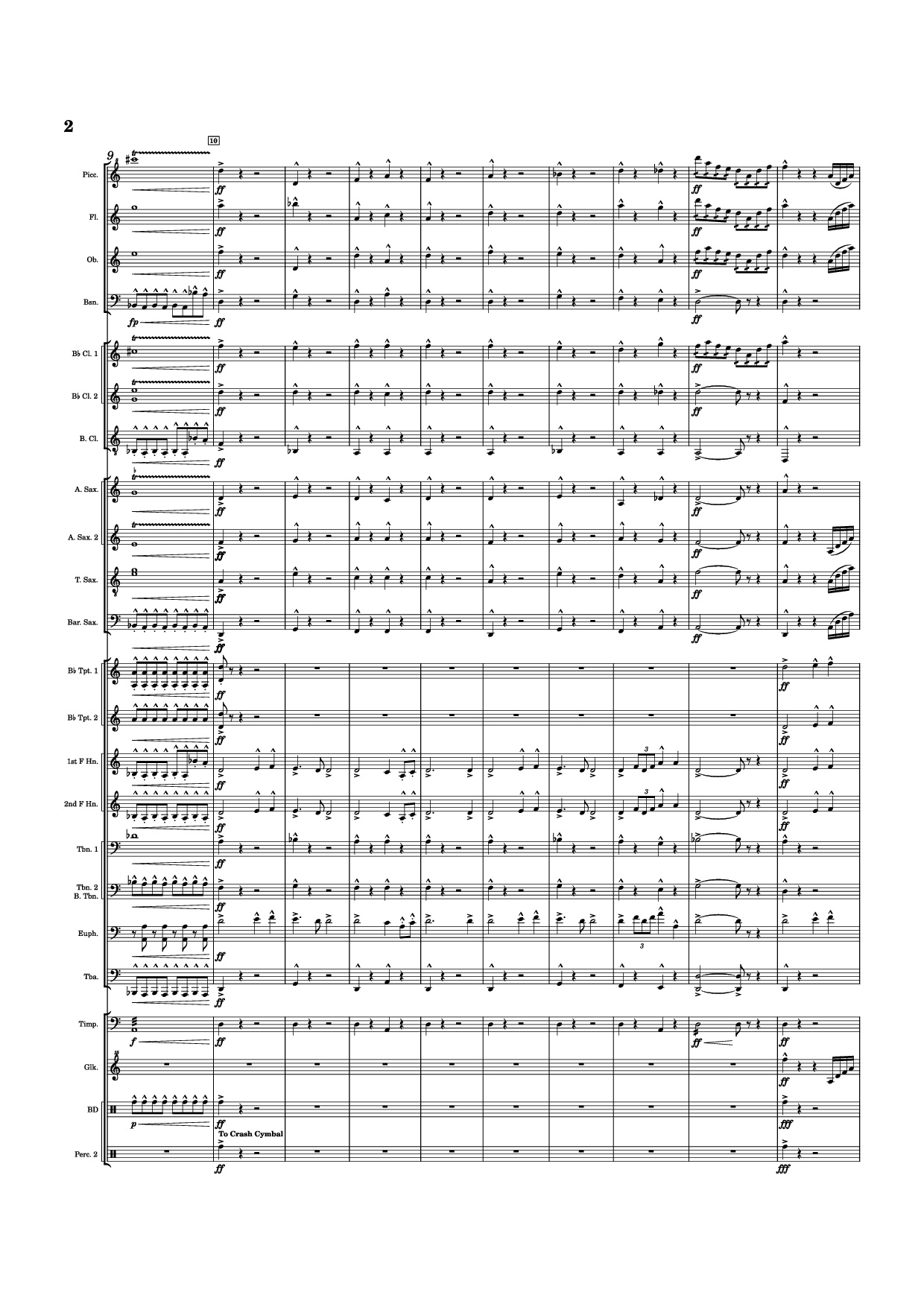 Page 2 of Sheet music PDF Dvorak