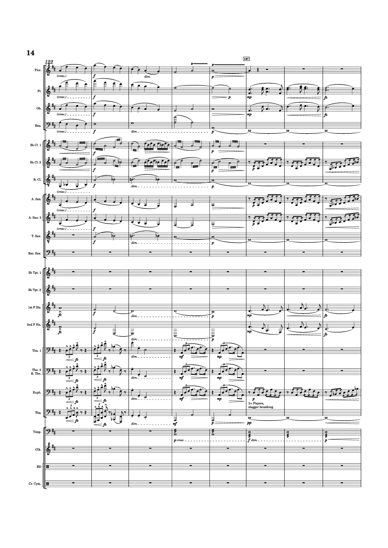 Page 14 of Sheet music PDF Dvorak