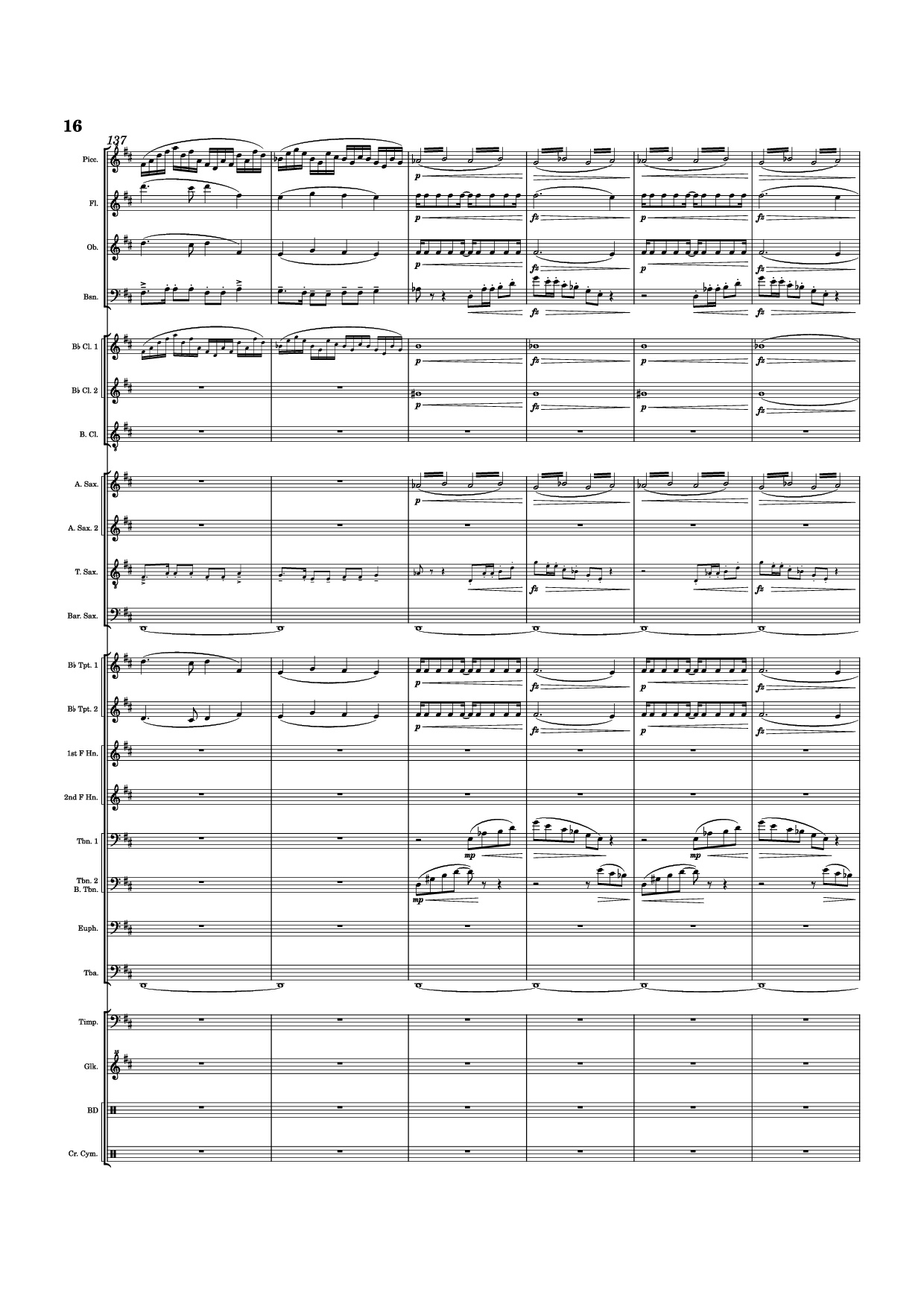 Page 16 of Sheet music PDF Dvorak