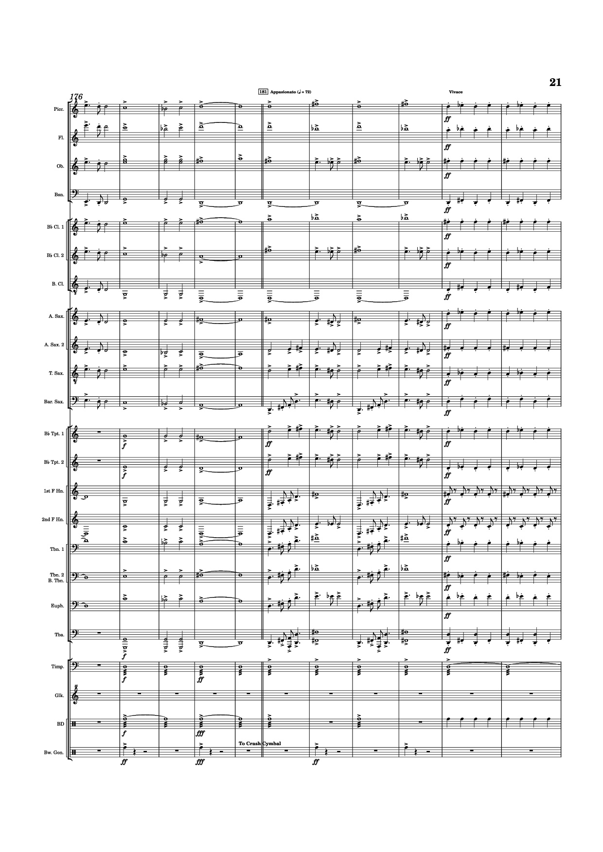 Page 21 of Sheet music PDF Dvorak