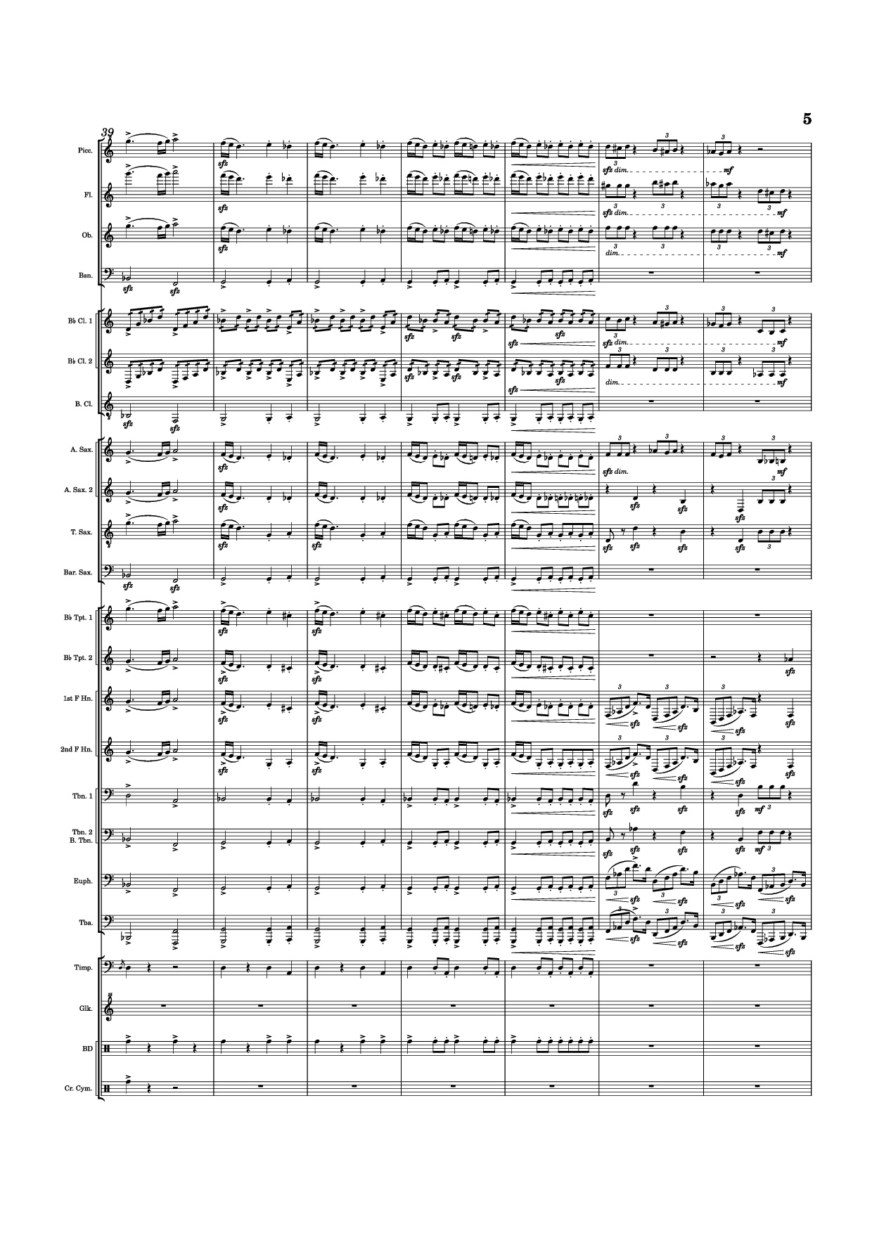 Page 5 of Sheet music PDF Dvorak