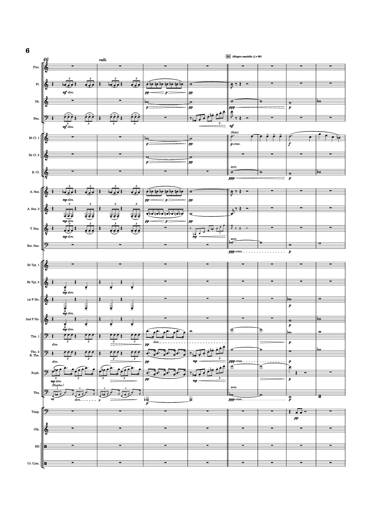 Page 6 of Sheet music PDF Dvorak