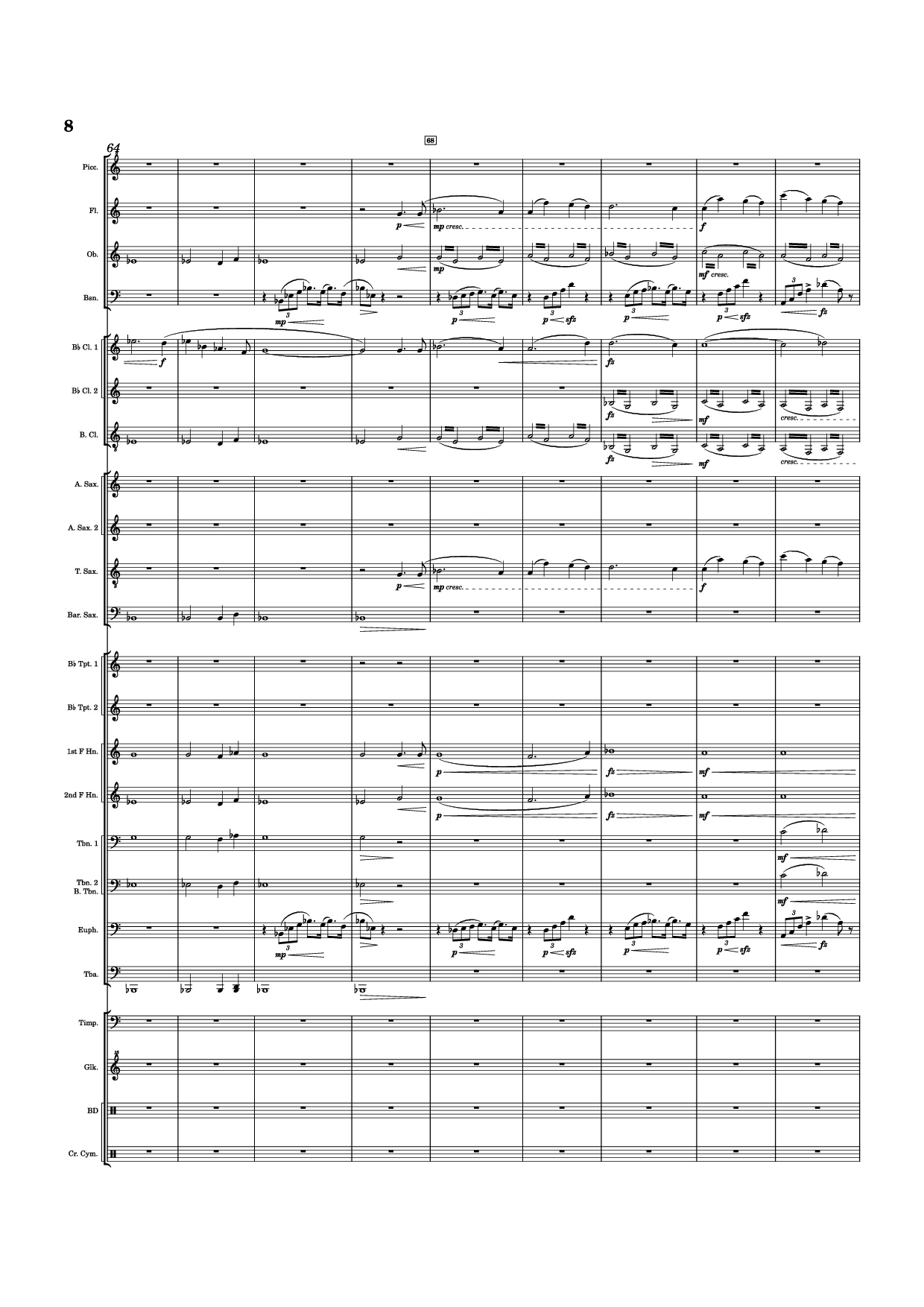 Page 8 of Sheet music PDF Dvorak