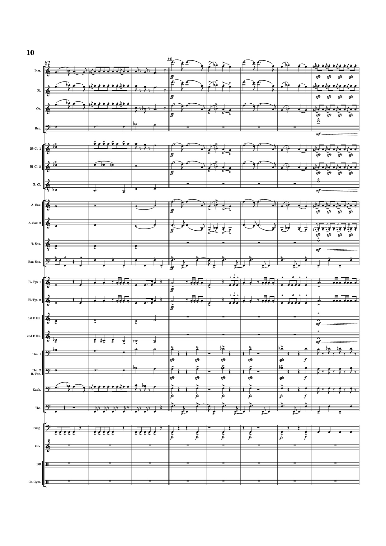Page 10 of Sheet music PDF Dvorak