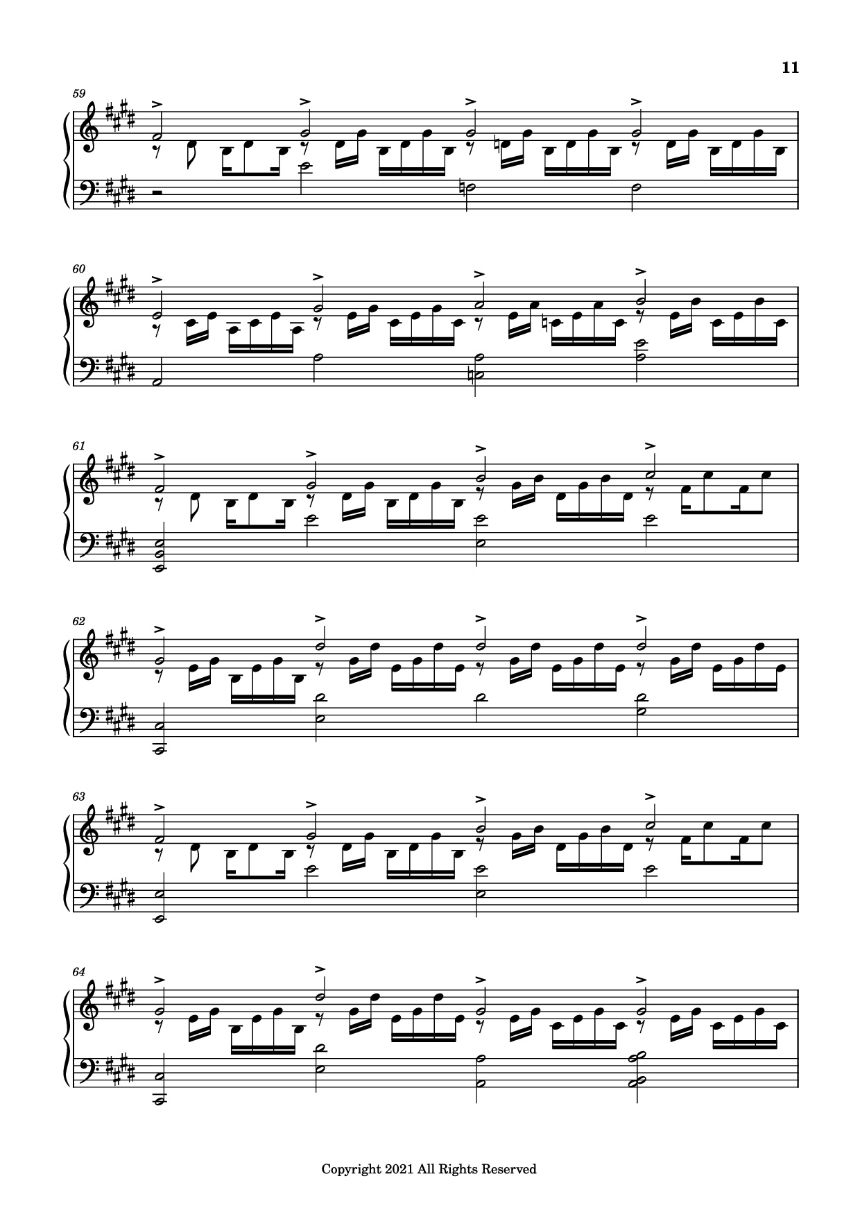 Page 11 of Sheet music PDF Piano good days Piano - Sza - transcribed by yash salvi