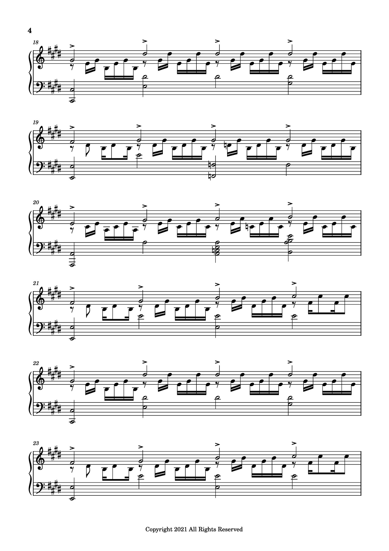 Page 4 of Sheet music PDF Piano good days Piano - Sza - transcribed by yash salvi