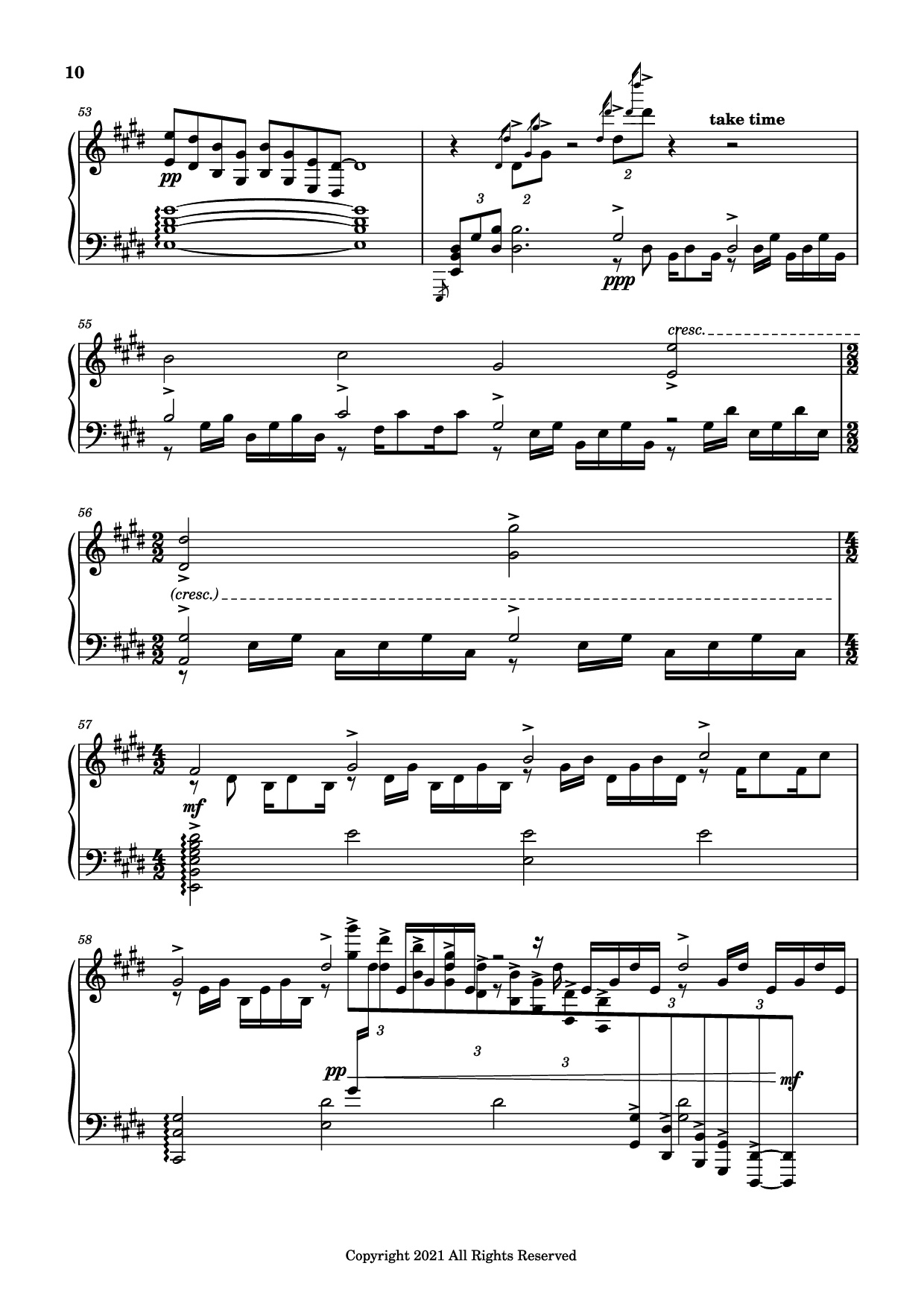 Page 10 of Sheet music PDF Piano good days Piano - Sza - transcribed by yash salvi