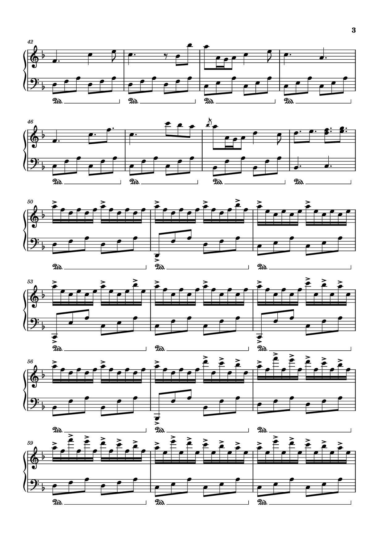 Page 3 of Sheet music PDF Piano Spring Piano - Transc: Daniel Duro Soto