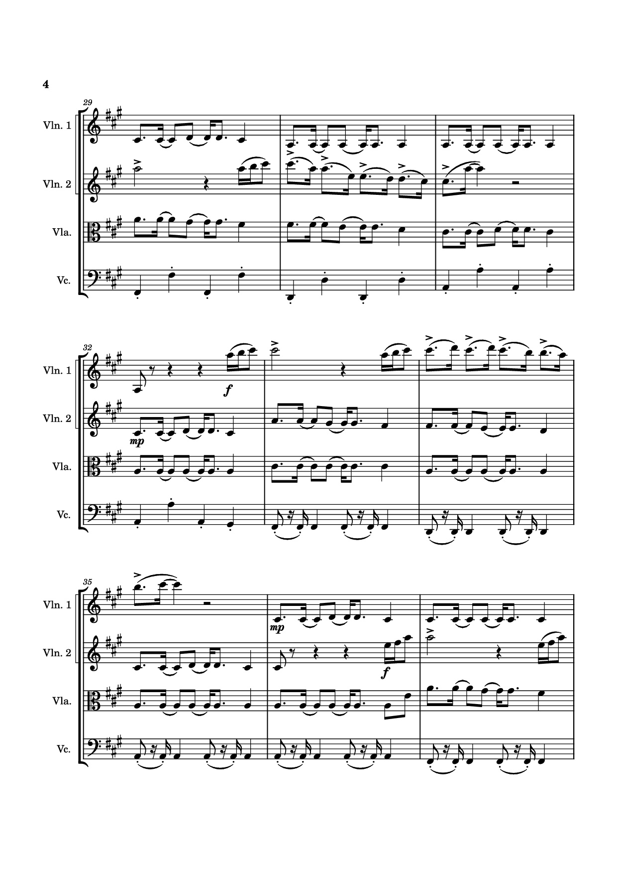 Page 4 of Sheet music PDF What About Us Violin - Pink