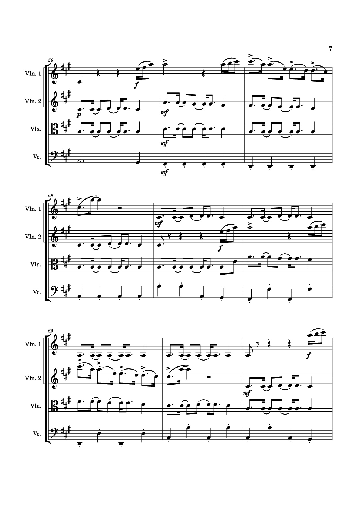 Page 7 of Sheet music PDF What About Us Violin - Pink