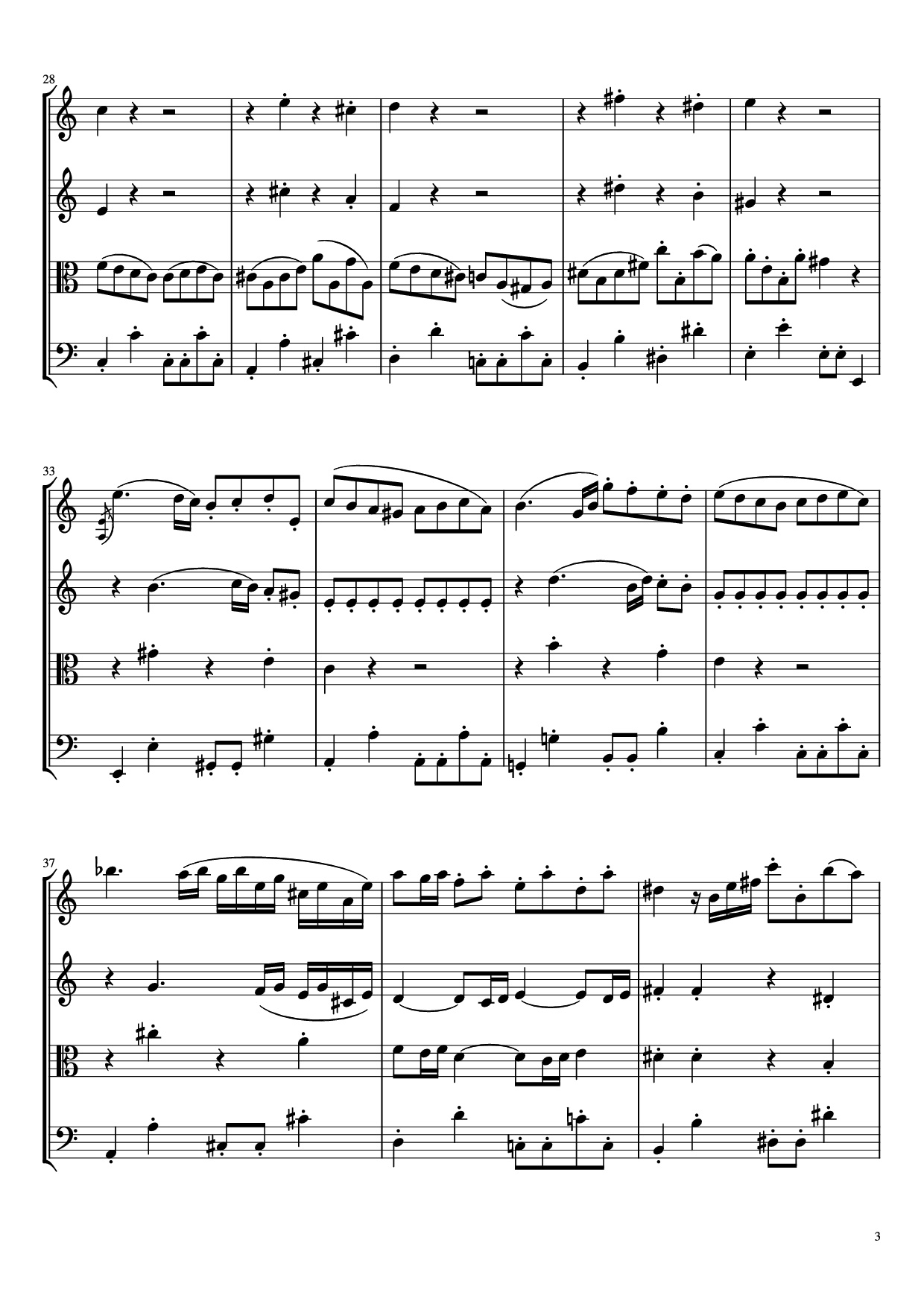 Page 3 of Sheet music PDF Beethoven Virus Violin - BanYa