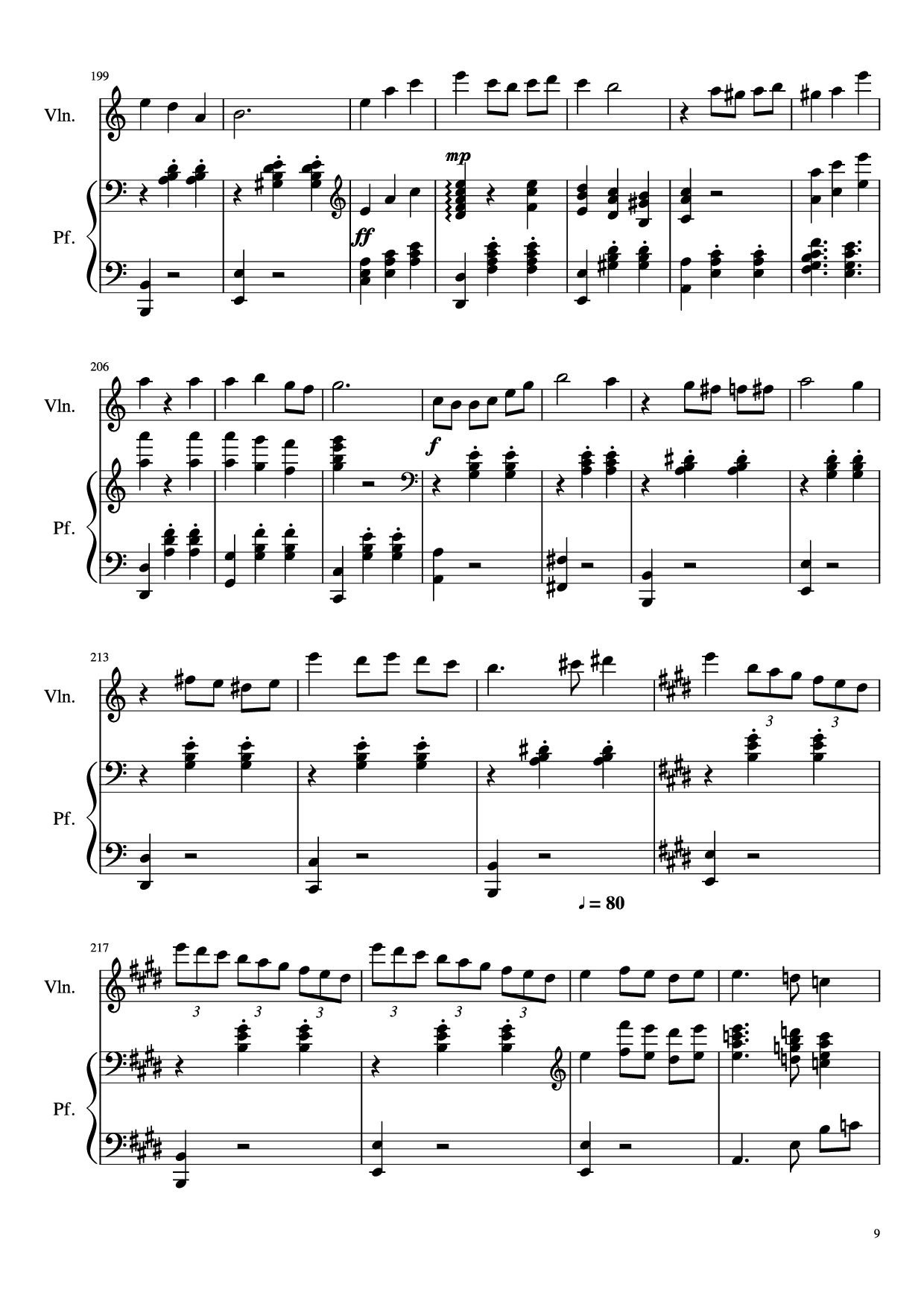 Page 9 of Sheet music PDF Piano Howl