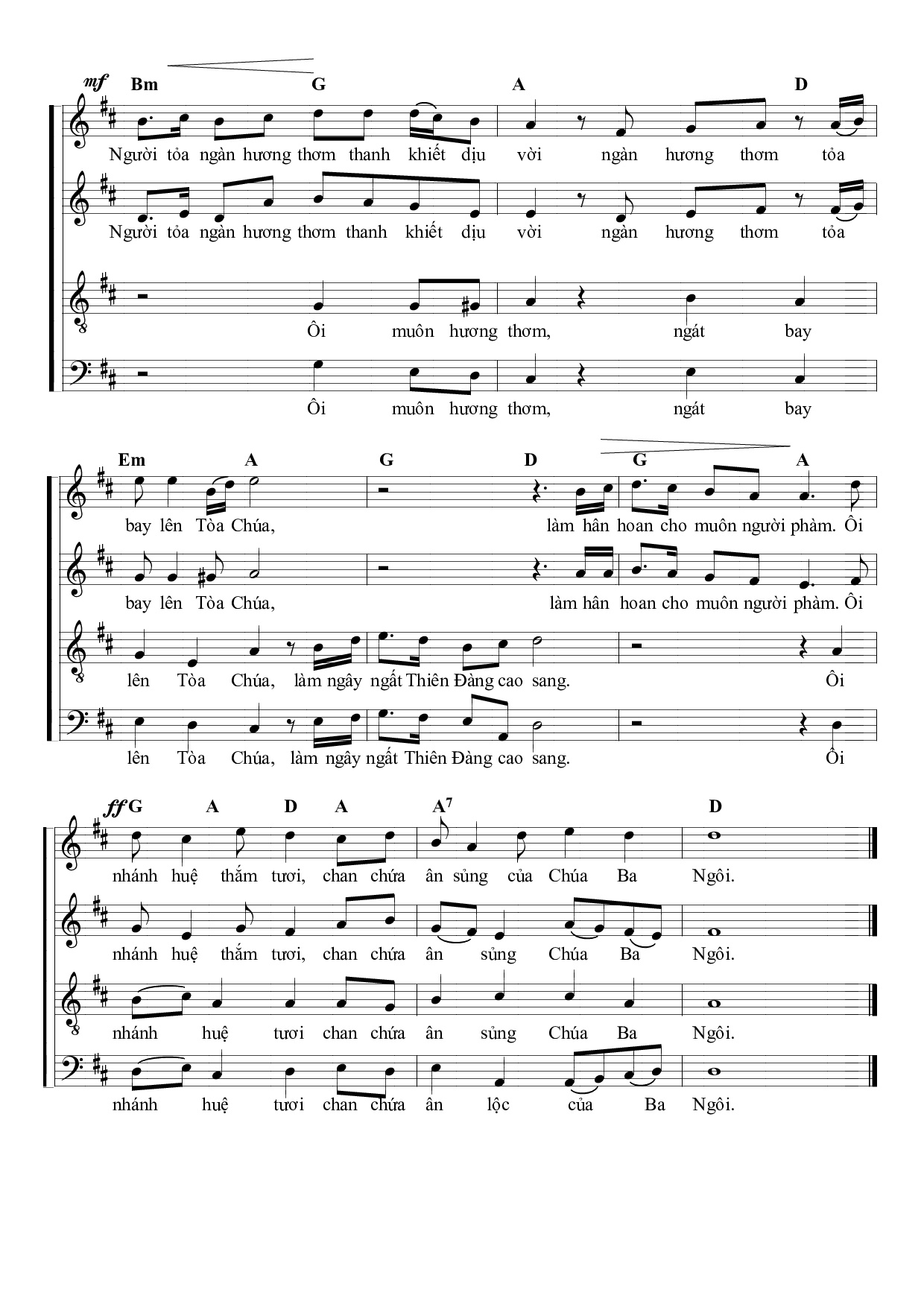 Như nhánh huệ thắm đẹp tươi huệ thắm đẹp tươi được trồng nơi nhà Chúa, Trang 2