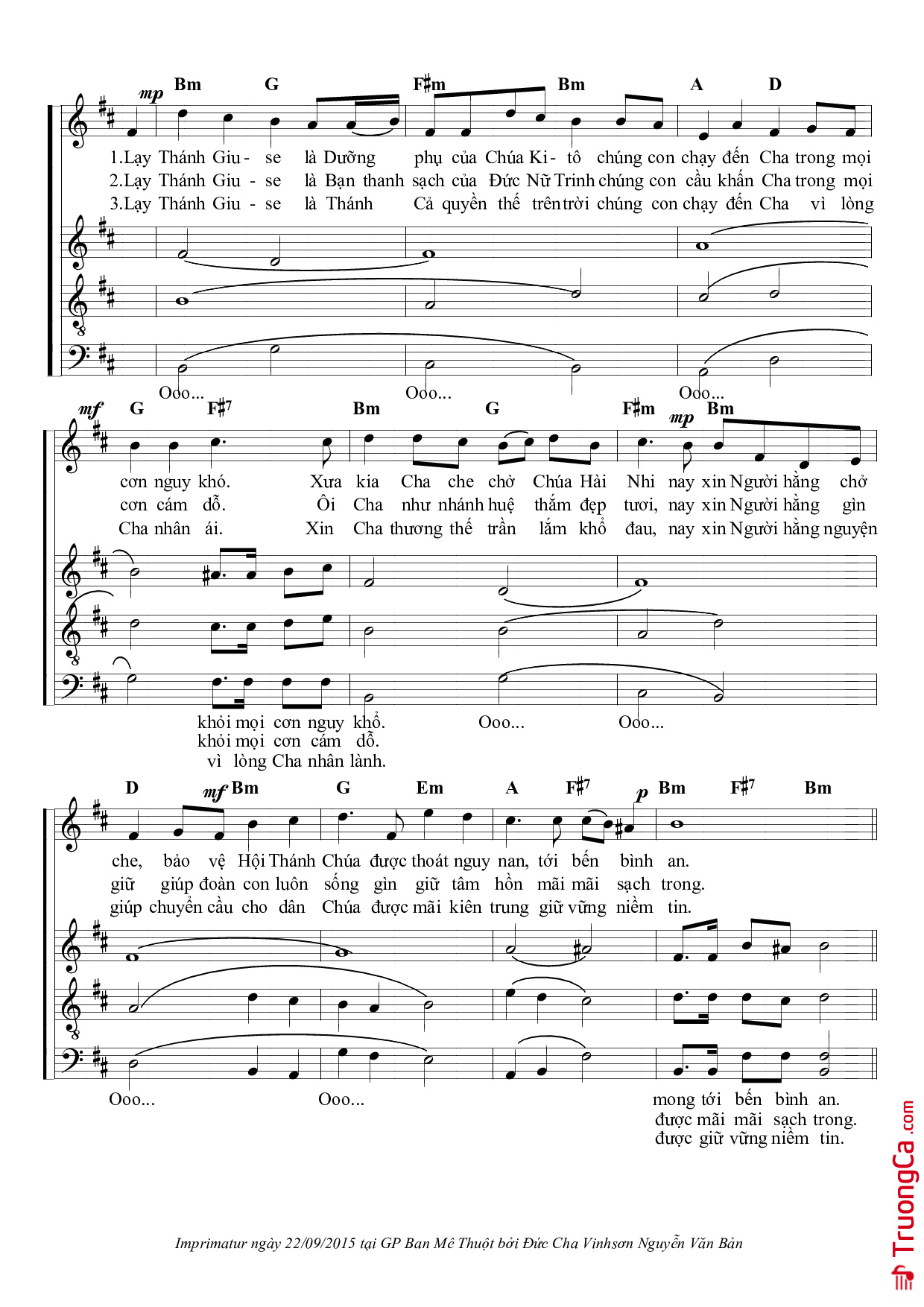 Như nhánh huệ thắm đẹp tươi huệ thắm đẹp tươi được trồng nơi nhà Chúa, Trang 3