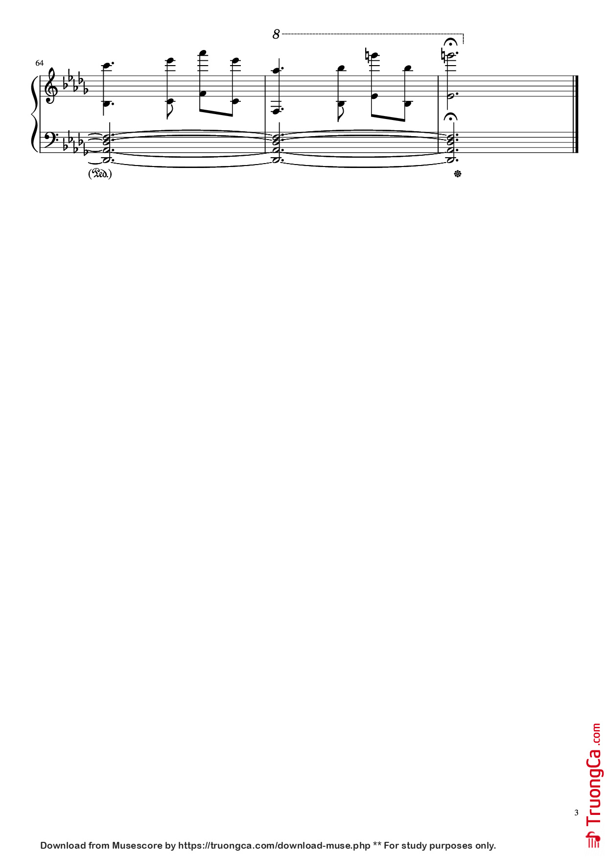 Page 3 of Sheet music PDF Piano E