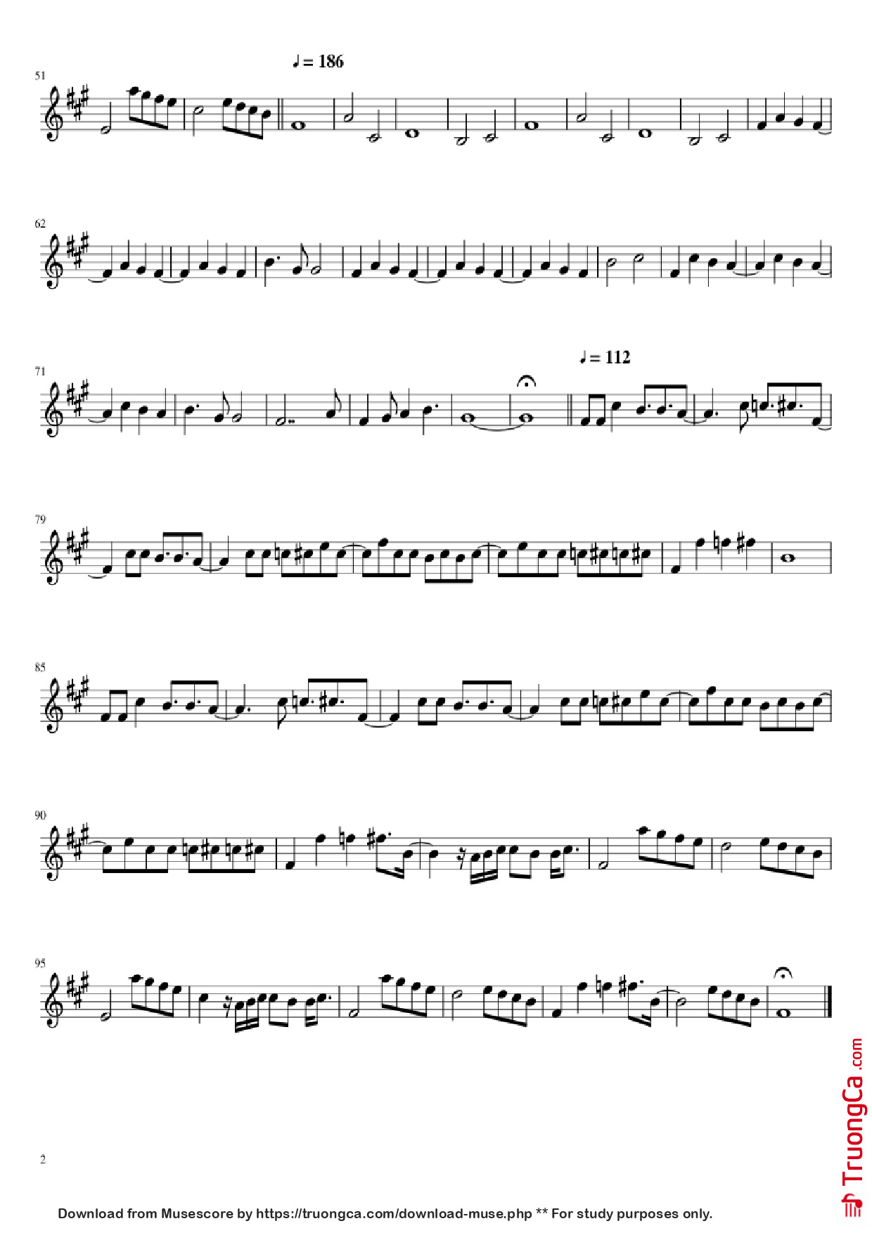Page 2 of Sheet music PDF House of Memories Violin - Panic! at the Disco