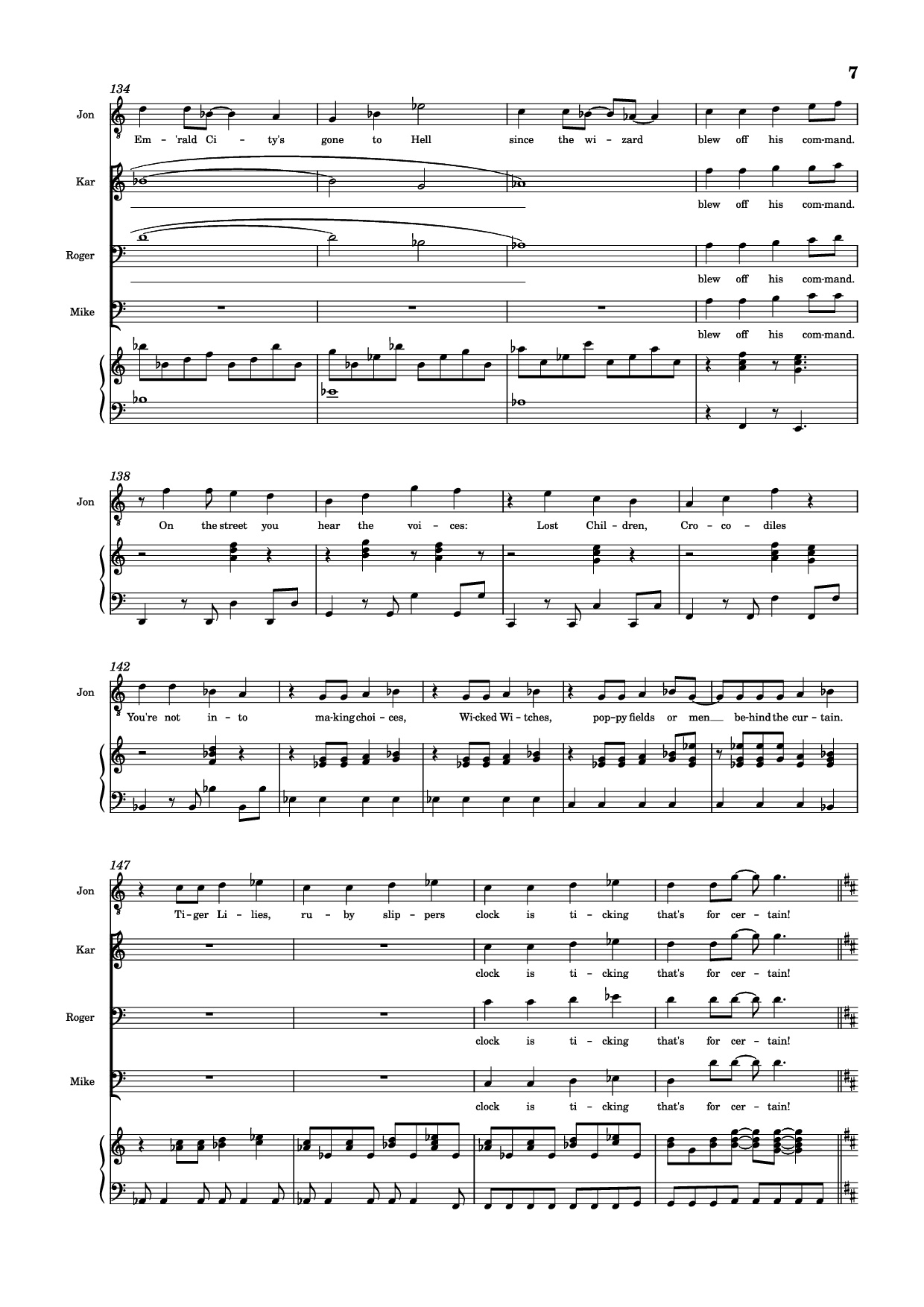 Page 7 of Sheet music PDF Piano 30/90 Piano - Jonathan Larson, Andrew Garfield