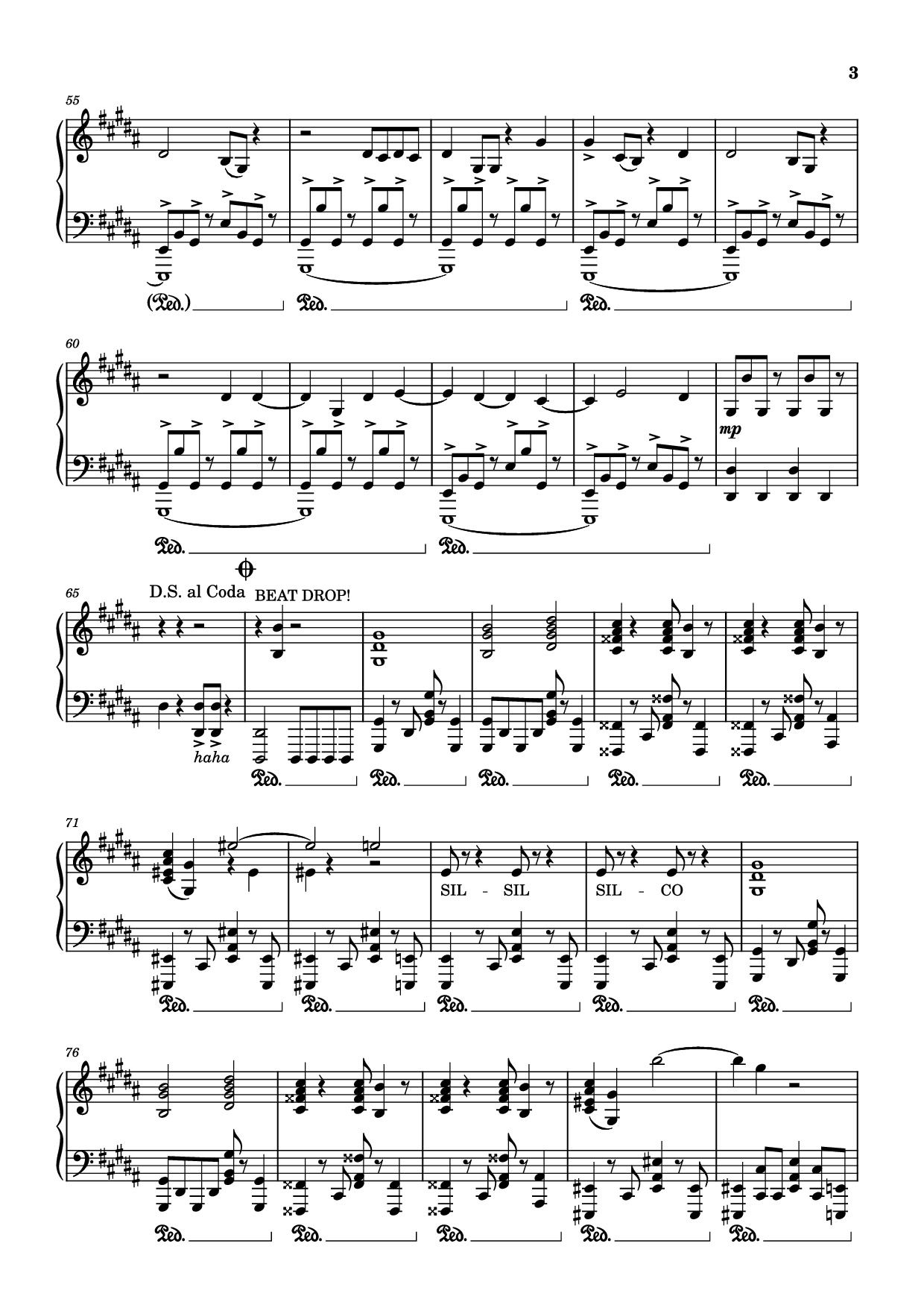 Page 3 of Sheet music PDF Piano Sucker Piano - Marcus King