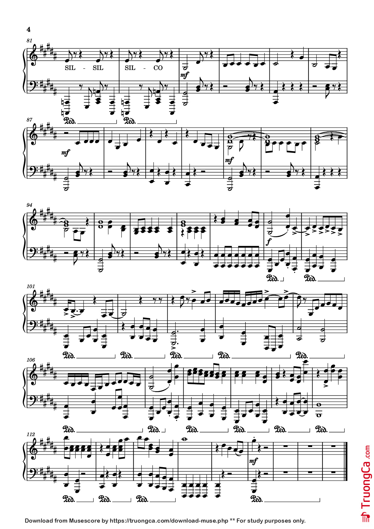 Page 4 of Sheet music PDF Piano Sucker Piano - Marcus King
